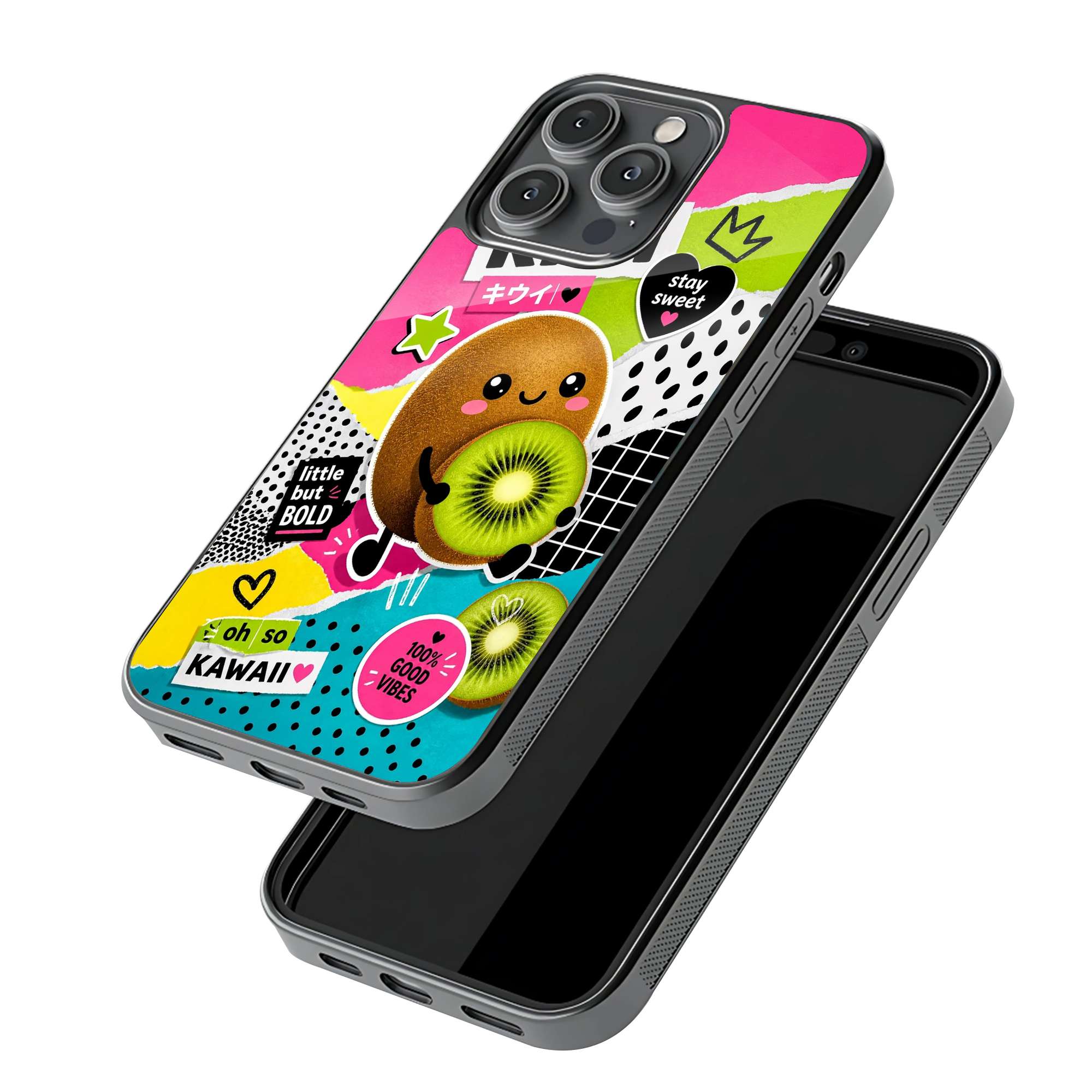 Kiwi Kawaii Glass Case
