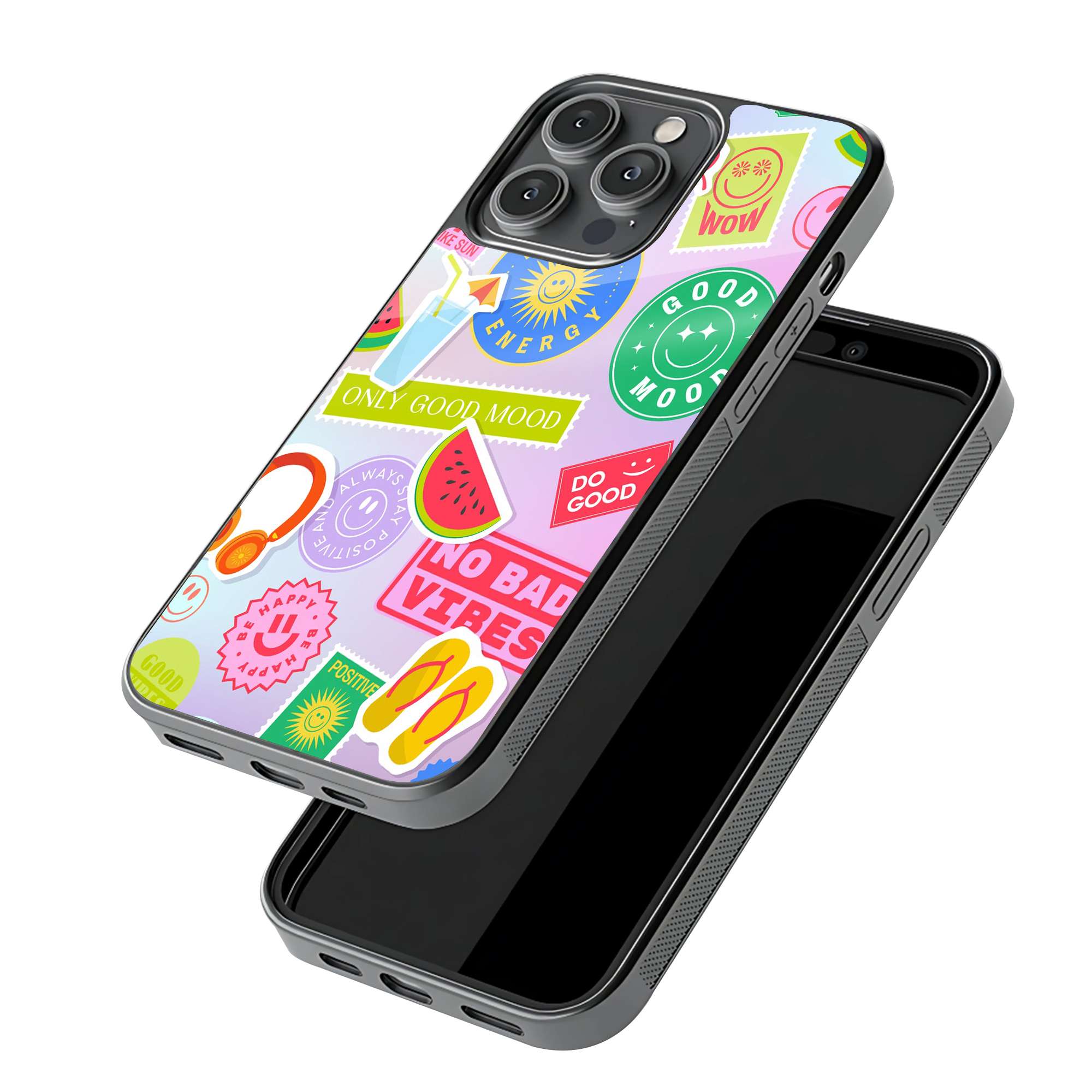 Happy Mood Glass Case