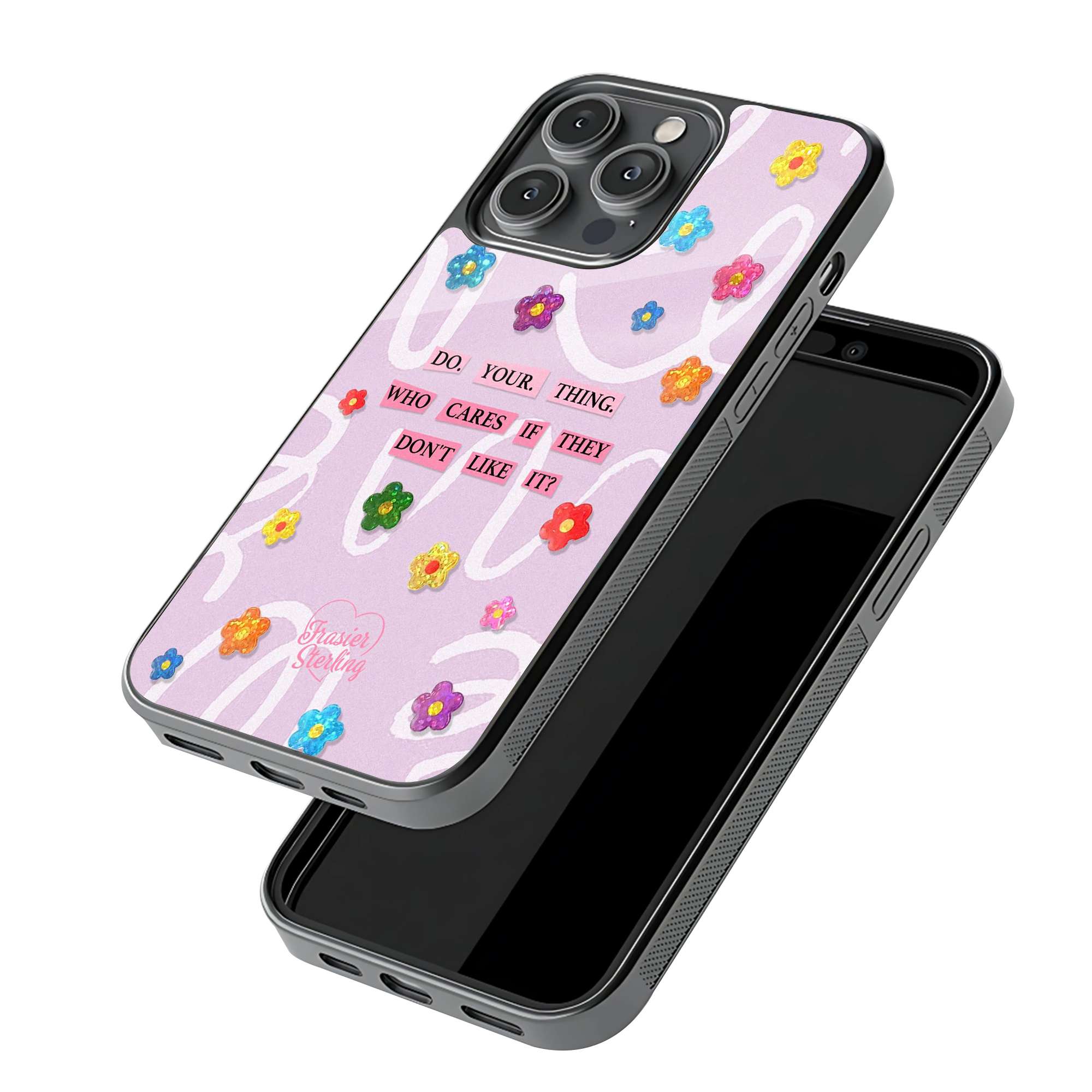 Flower Pop Glass Case