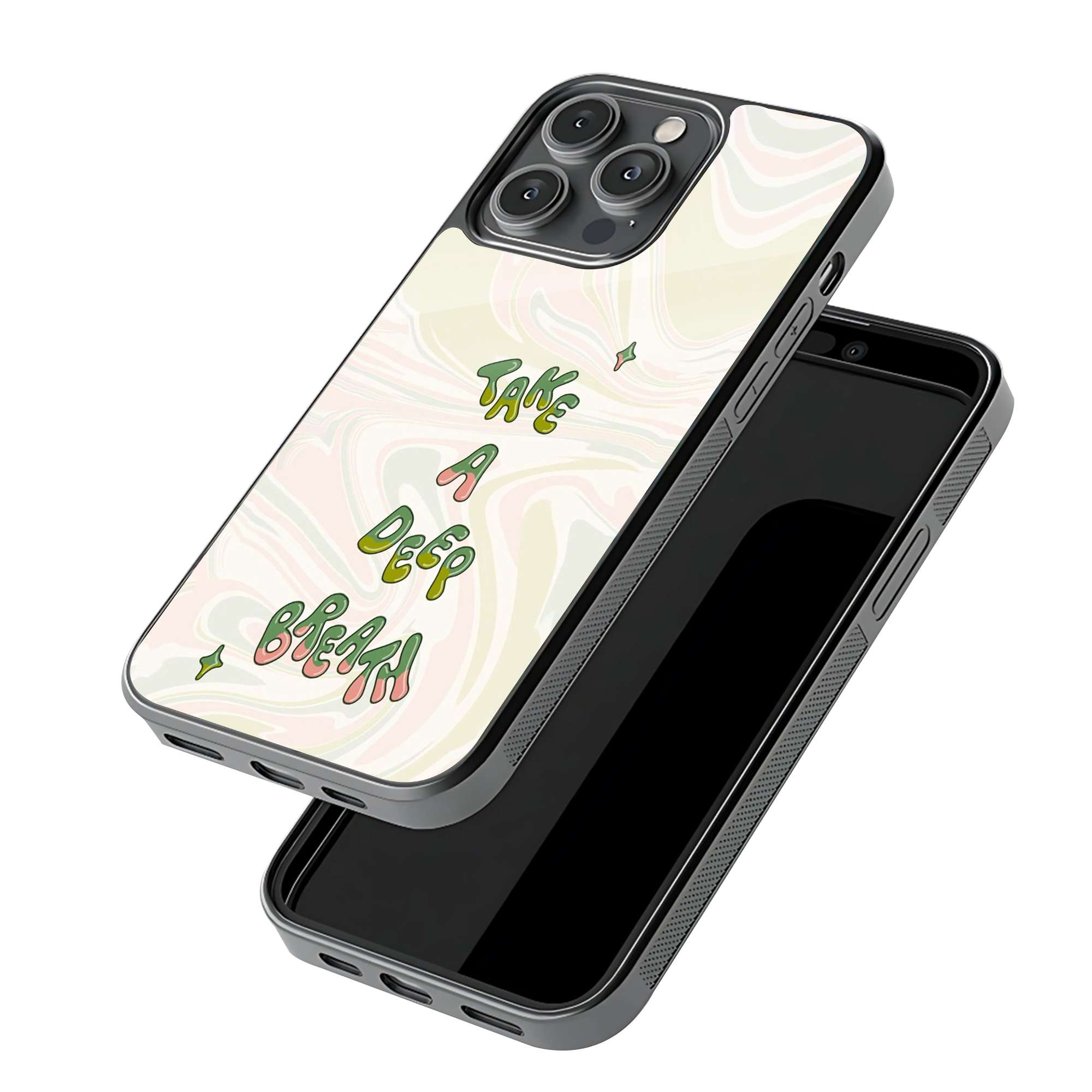Deep Breath Glass Case