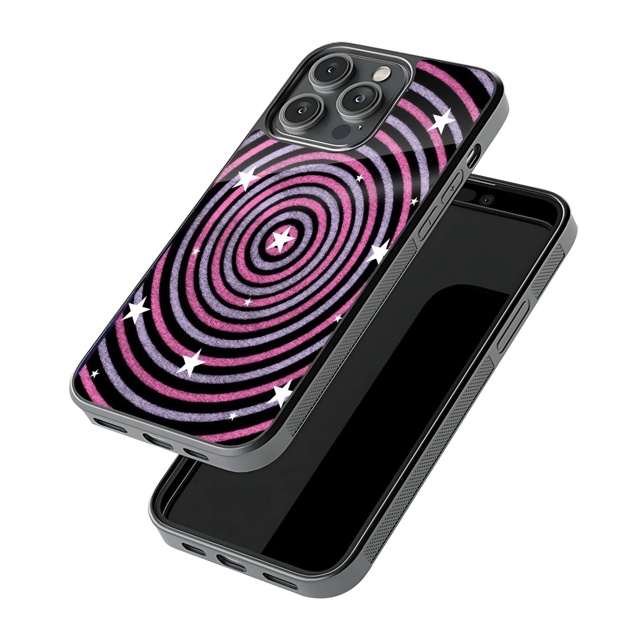 Cosmic Spiral Glass Case
