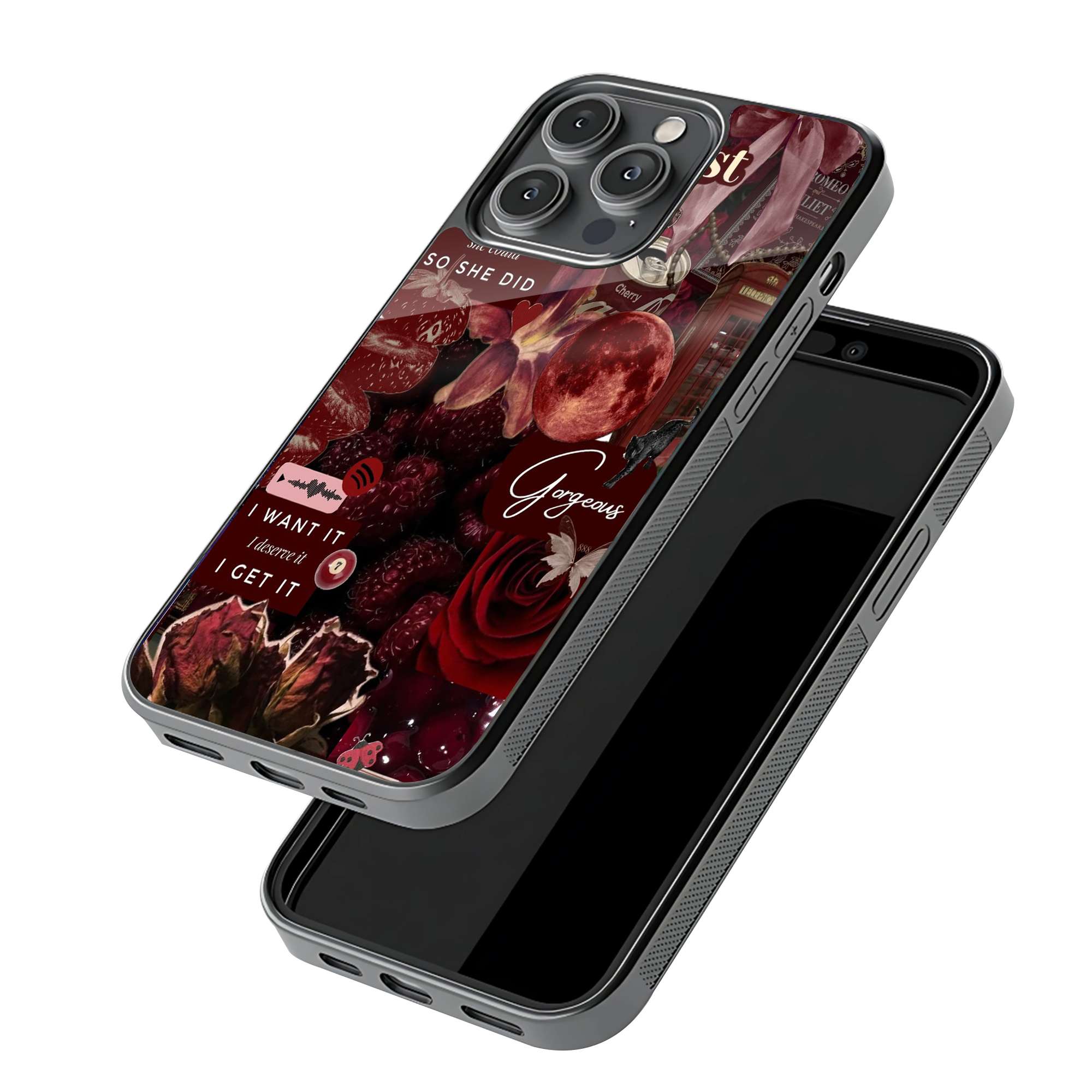 Cherry Moon Glass Case