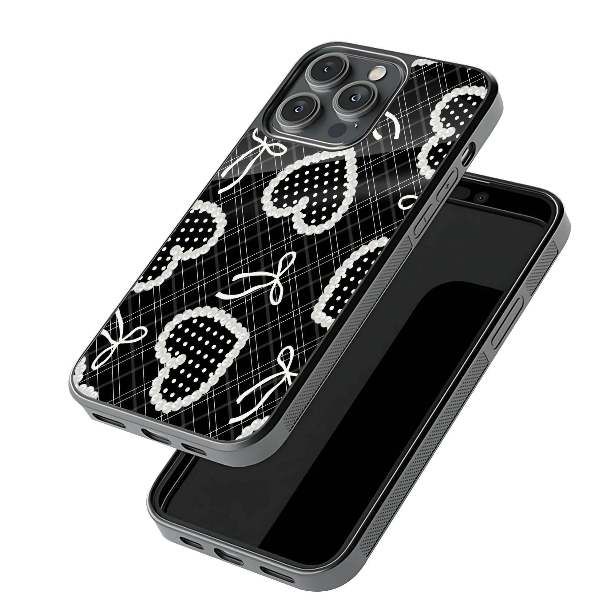 Black Swan Bow Glass Case