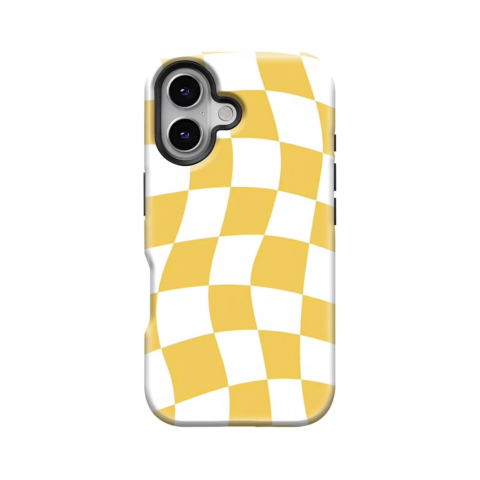 Yellow Checkered Dual Guard Case