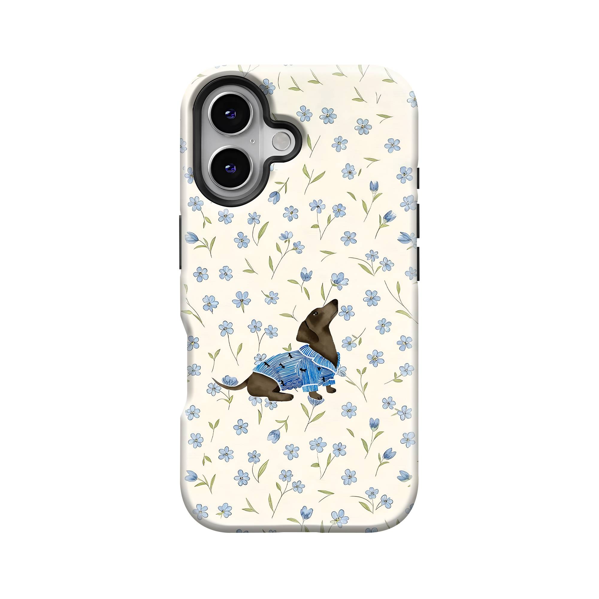Puppy in Petals Dual Guard Case