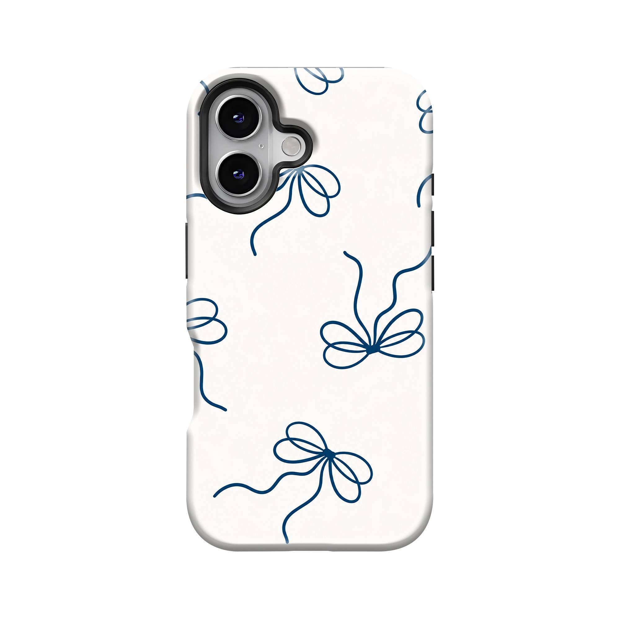 Blue Bow Doodle Dual Guard Case