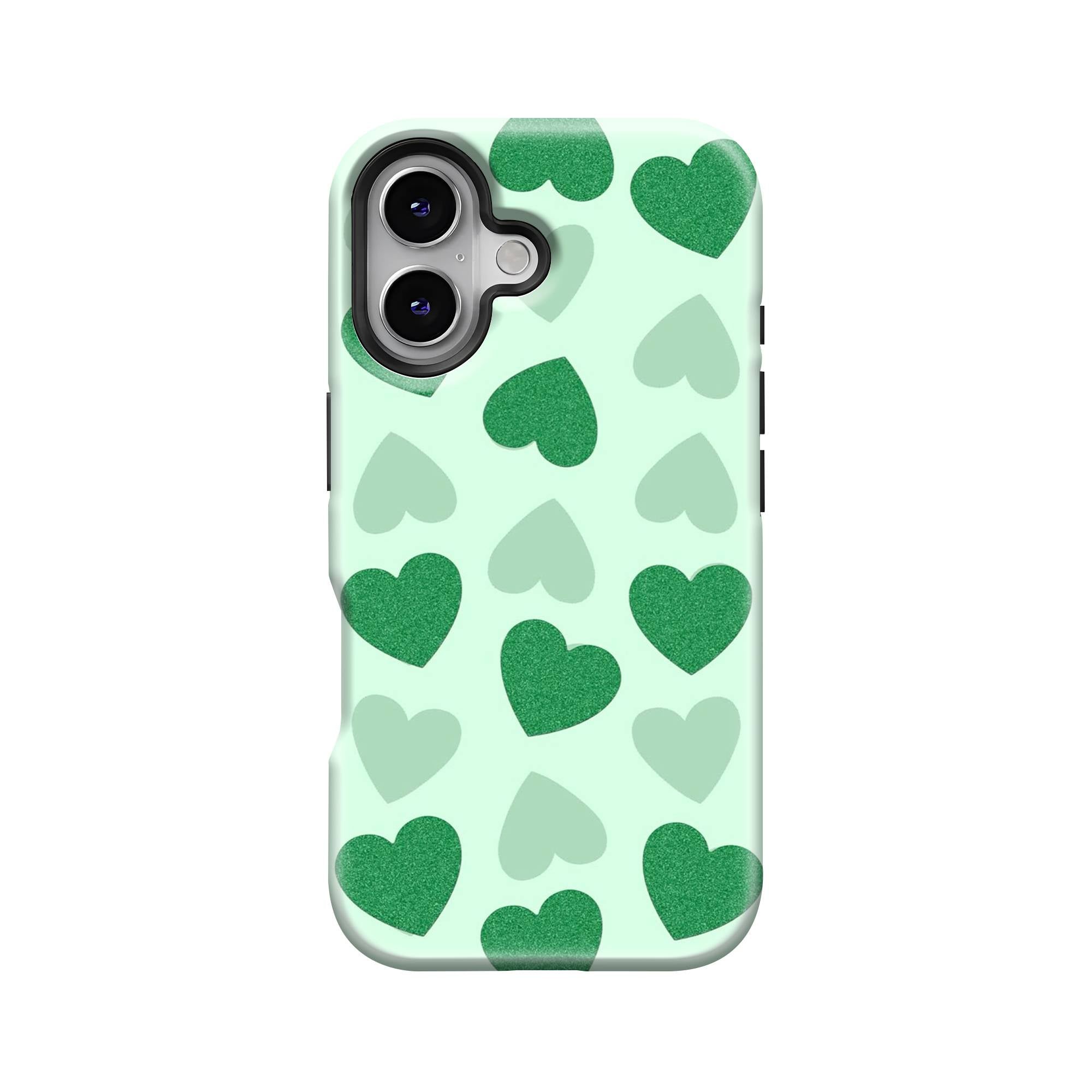 Green Heart Pop Dual Guard Case