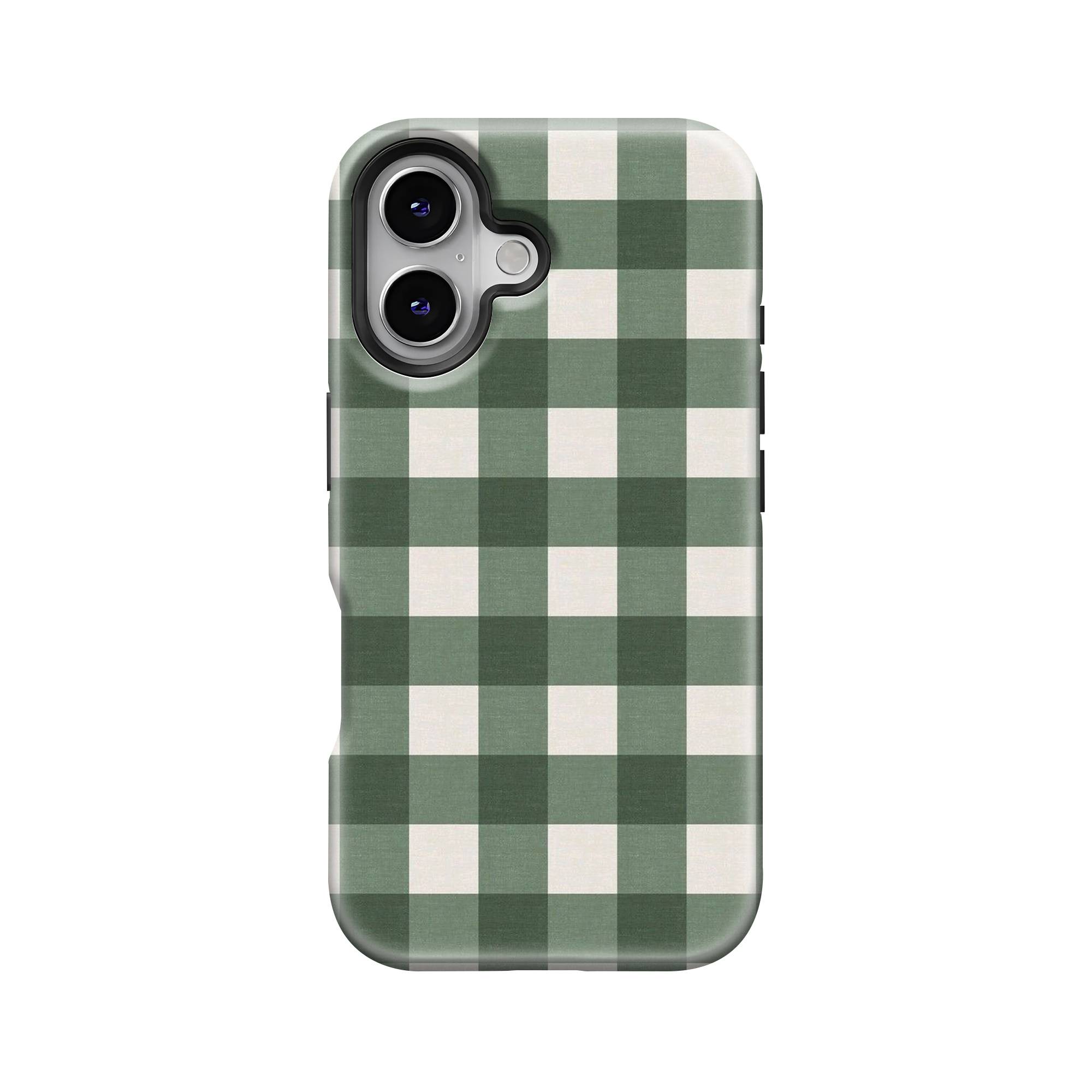Green Check Dual Guard Case