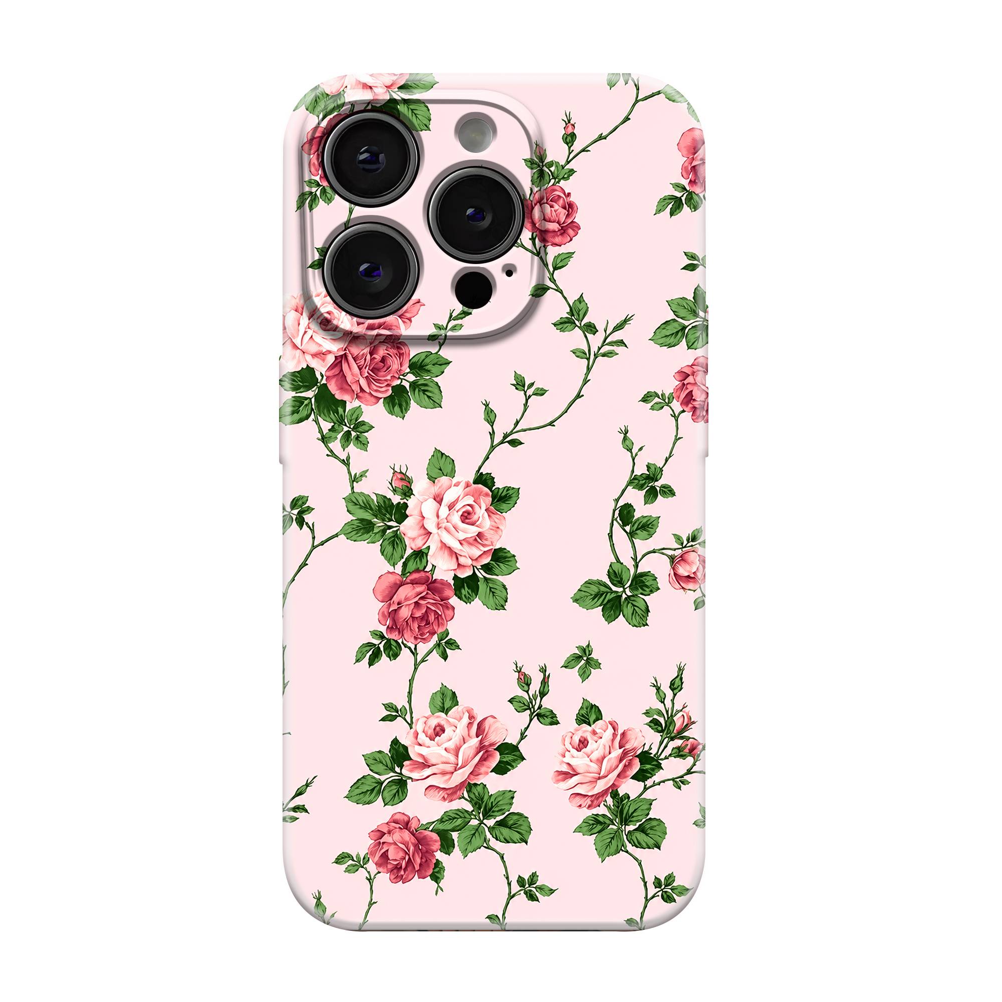 Vintage Bloom Roses Glossy Hard Case