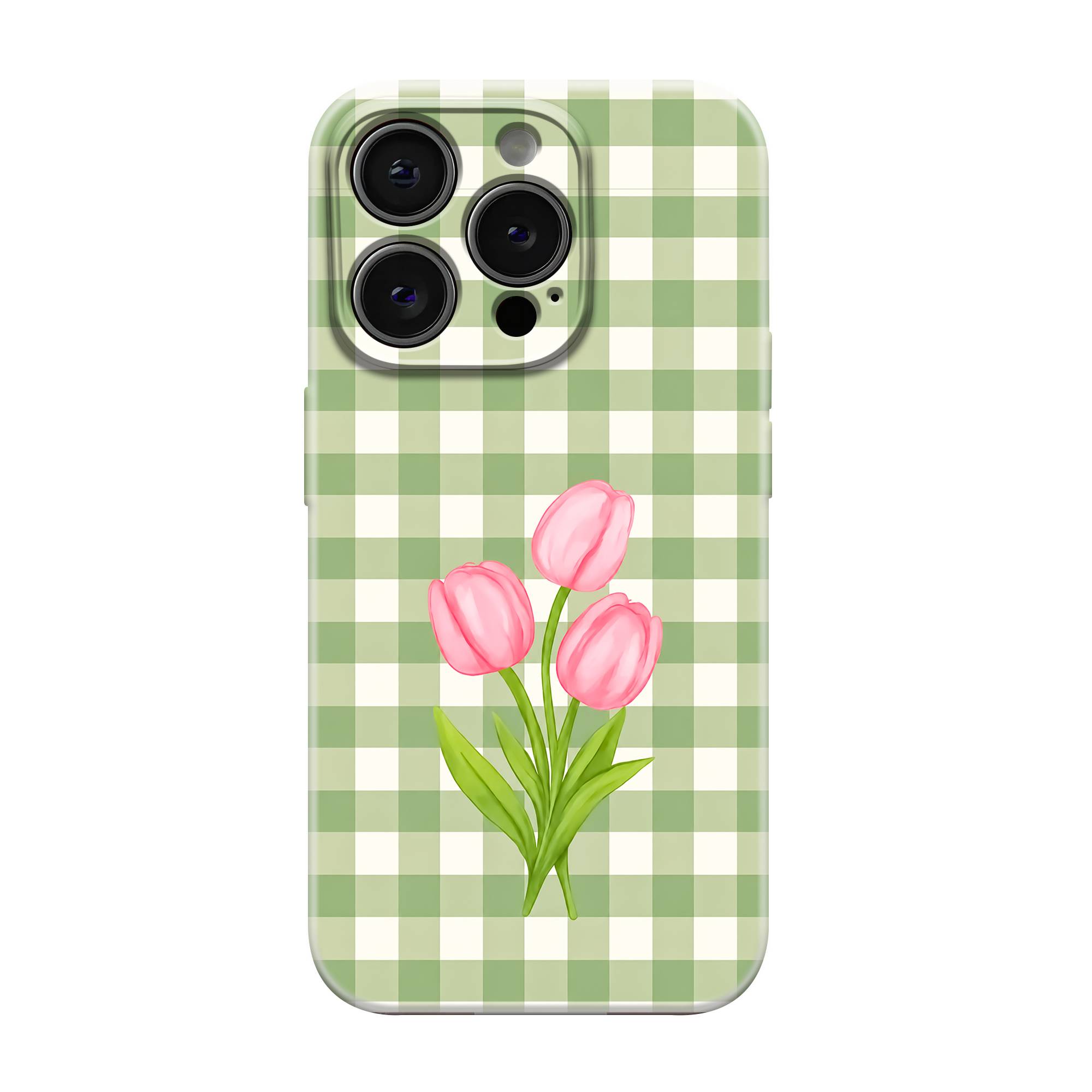 Tulip Check Glossy Hard Case