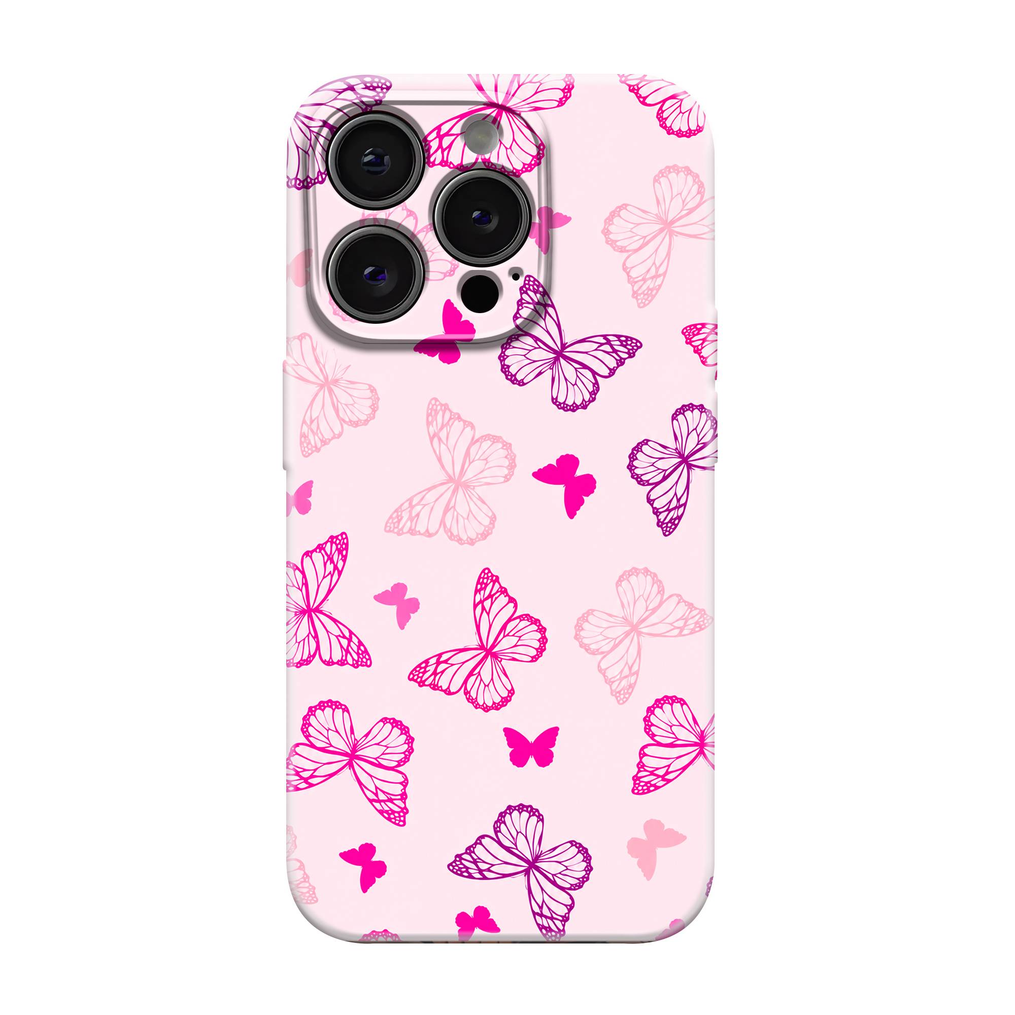 Pink Flutter Glossy Hard Case