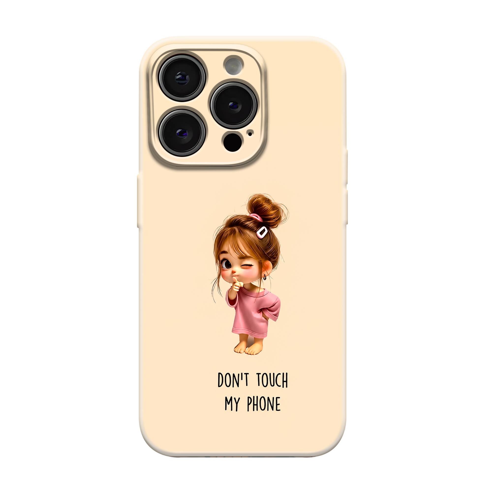 Don't Touch My Phone Glossy Hard Case