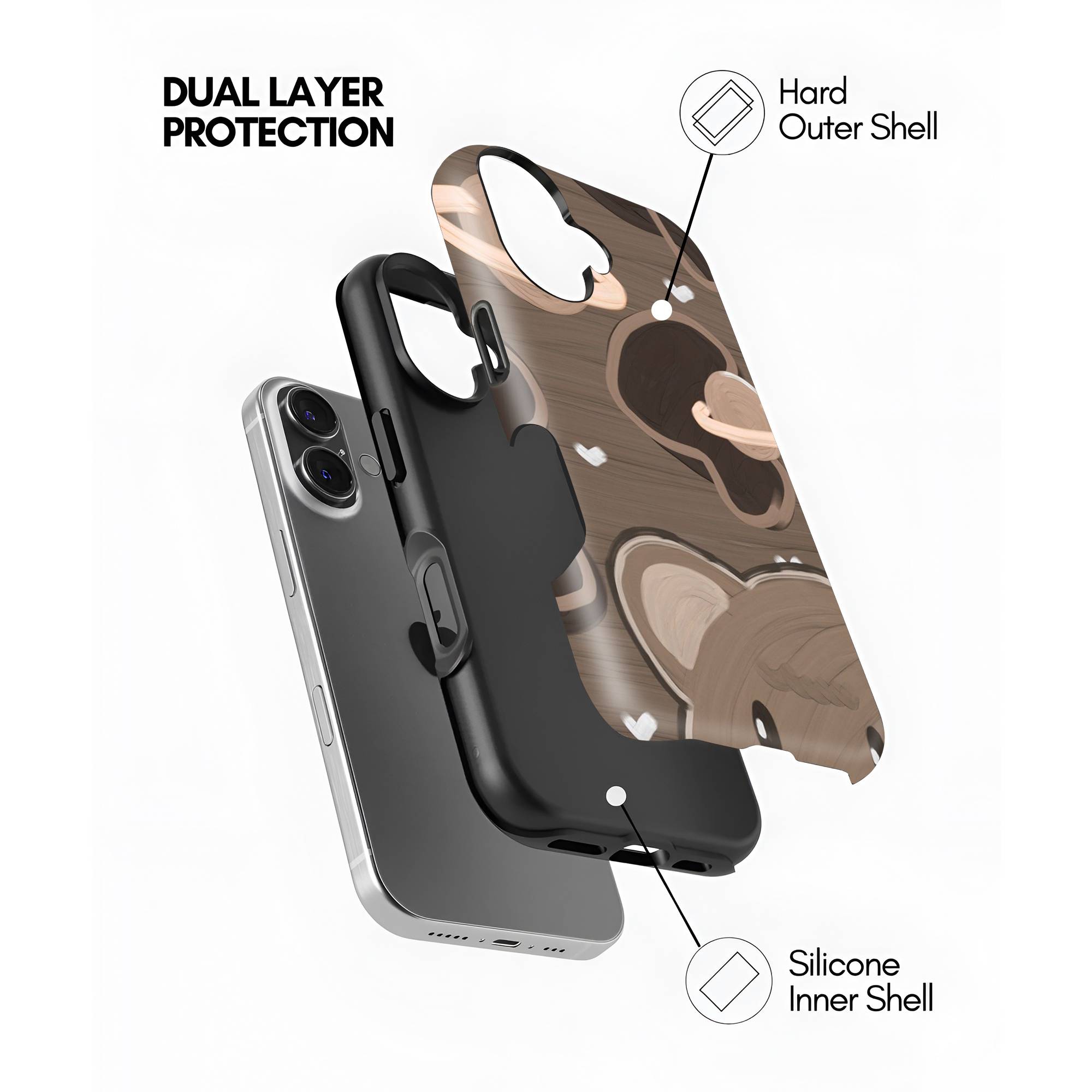 Cosmic Teddy Dual Guard Case