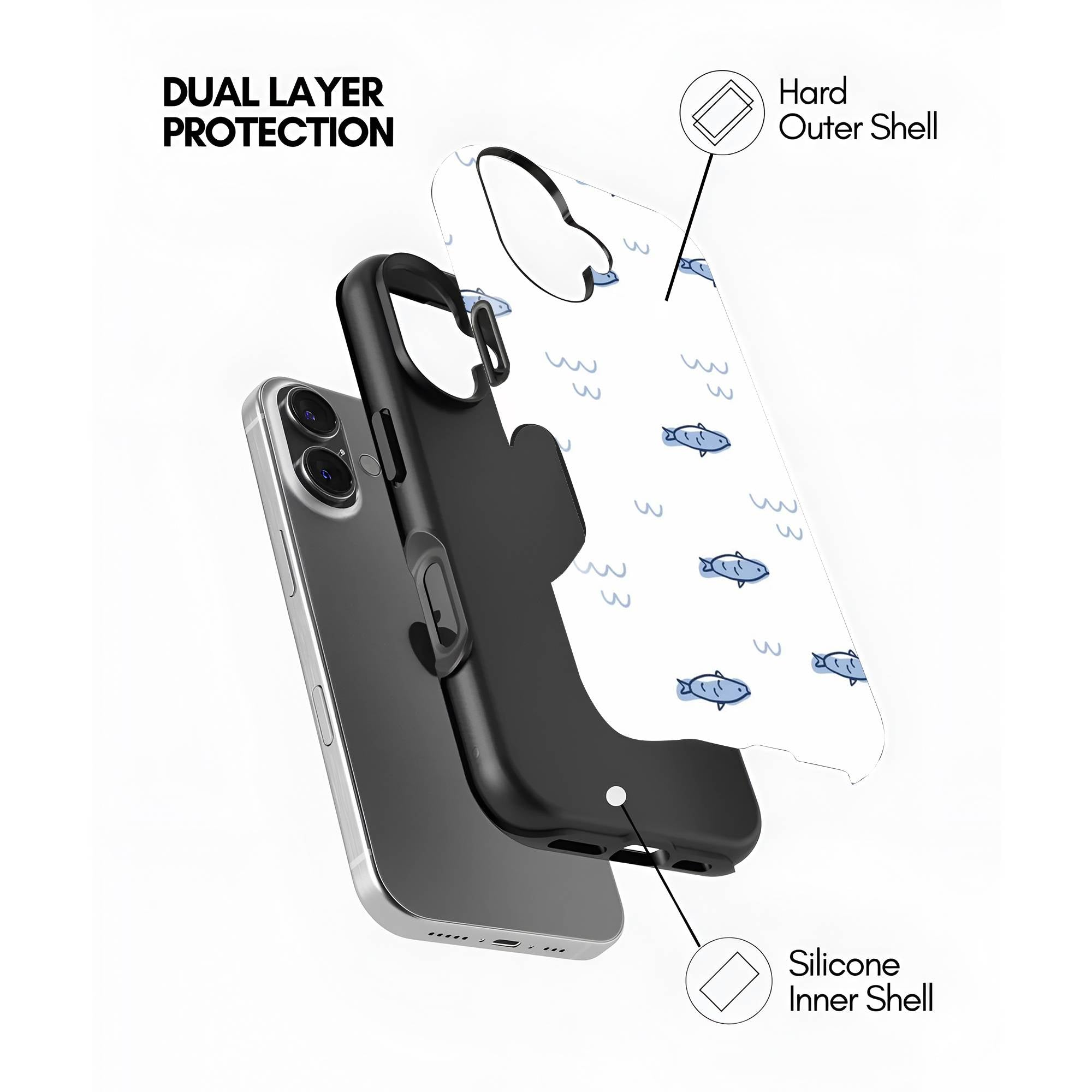 Little Fish Drift Dual Guard Case