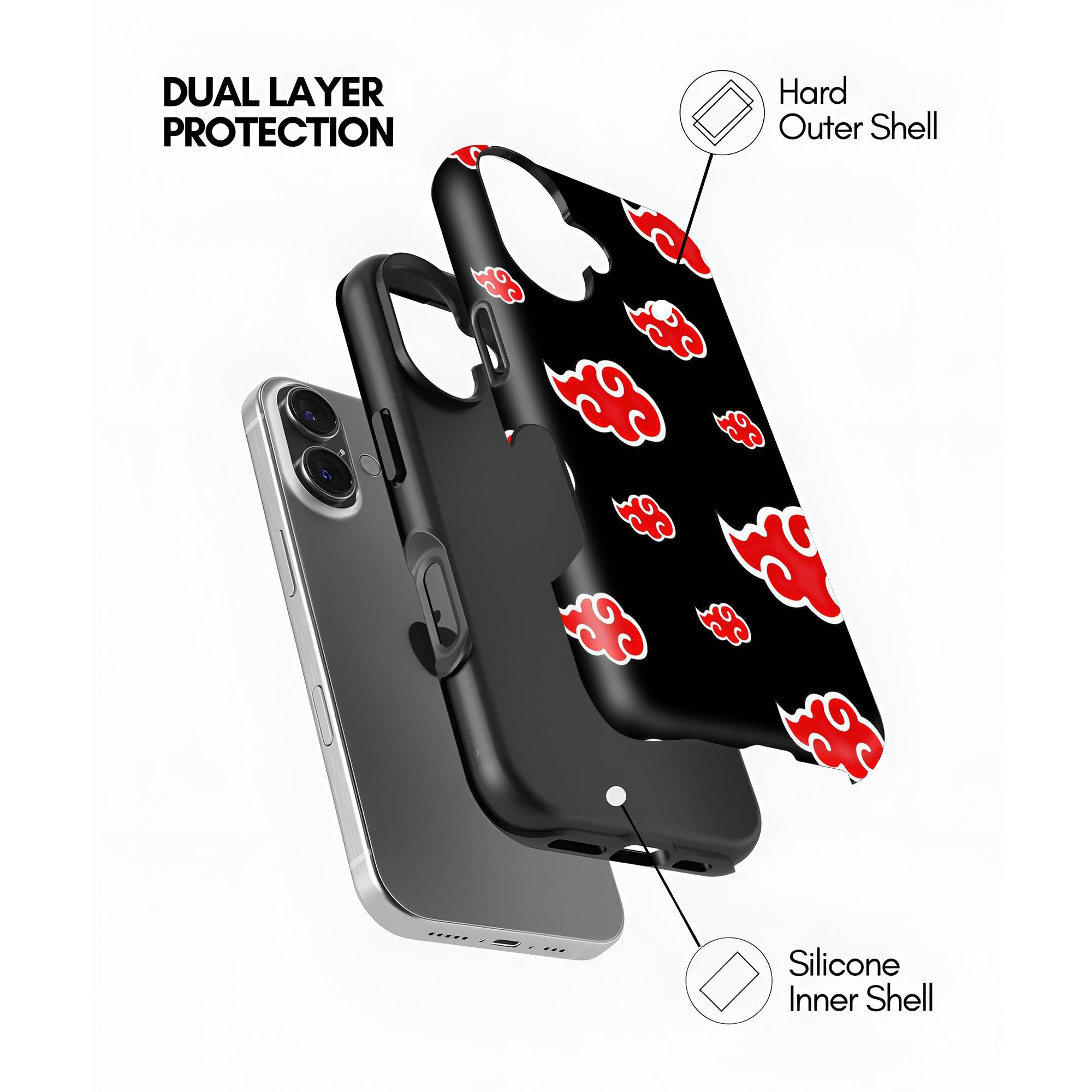 Akatsuki Cloud Dual Guard Case
