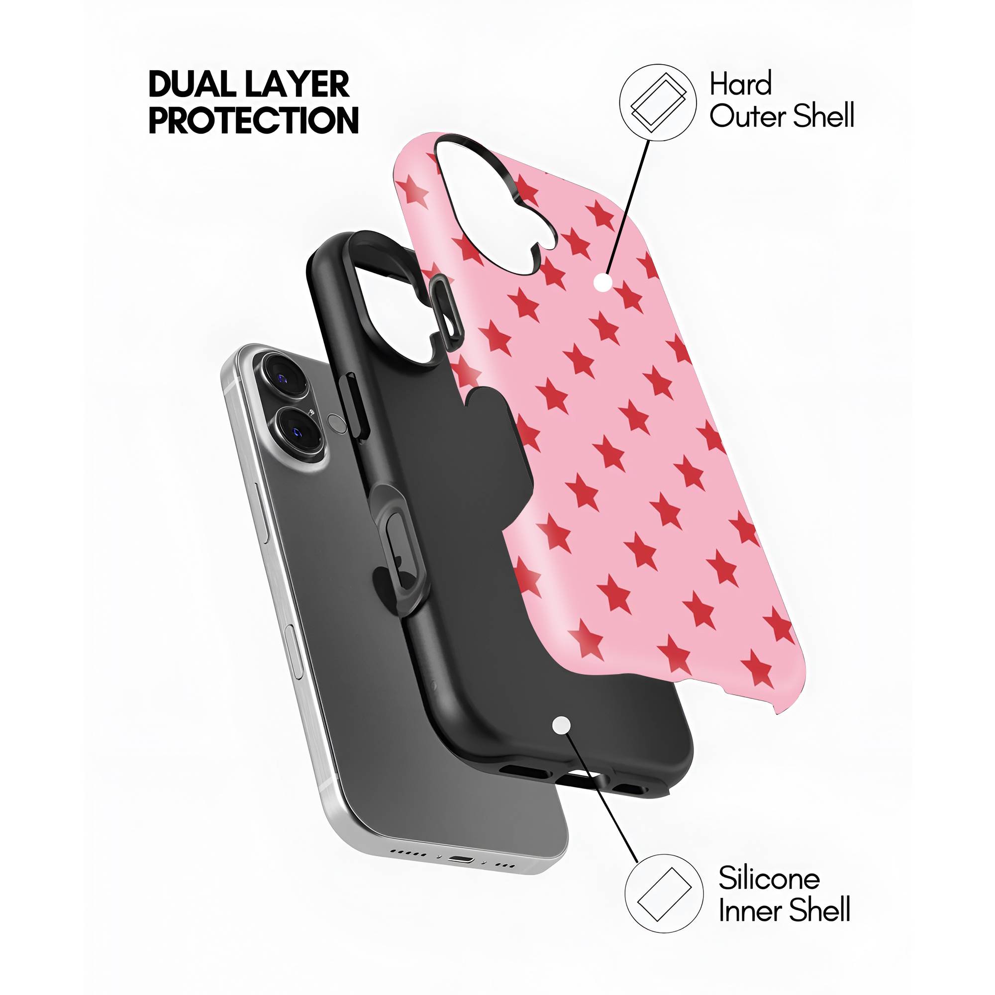 Cherry Star Pop Dual Guard Case