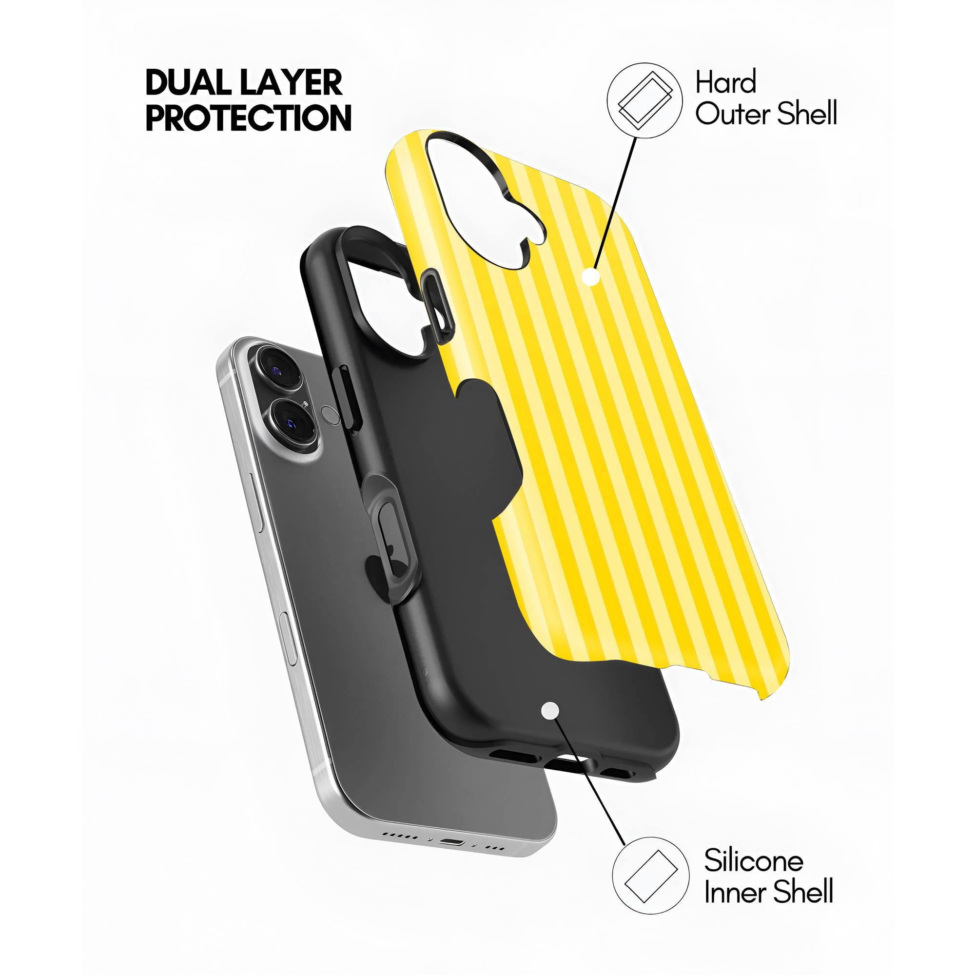Lemon Lines Dual Guard Case