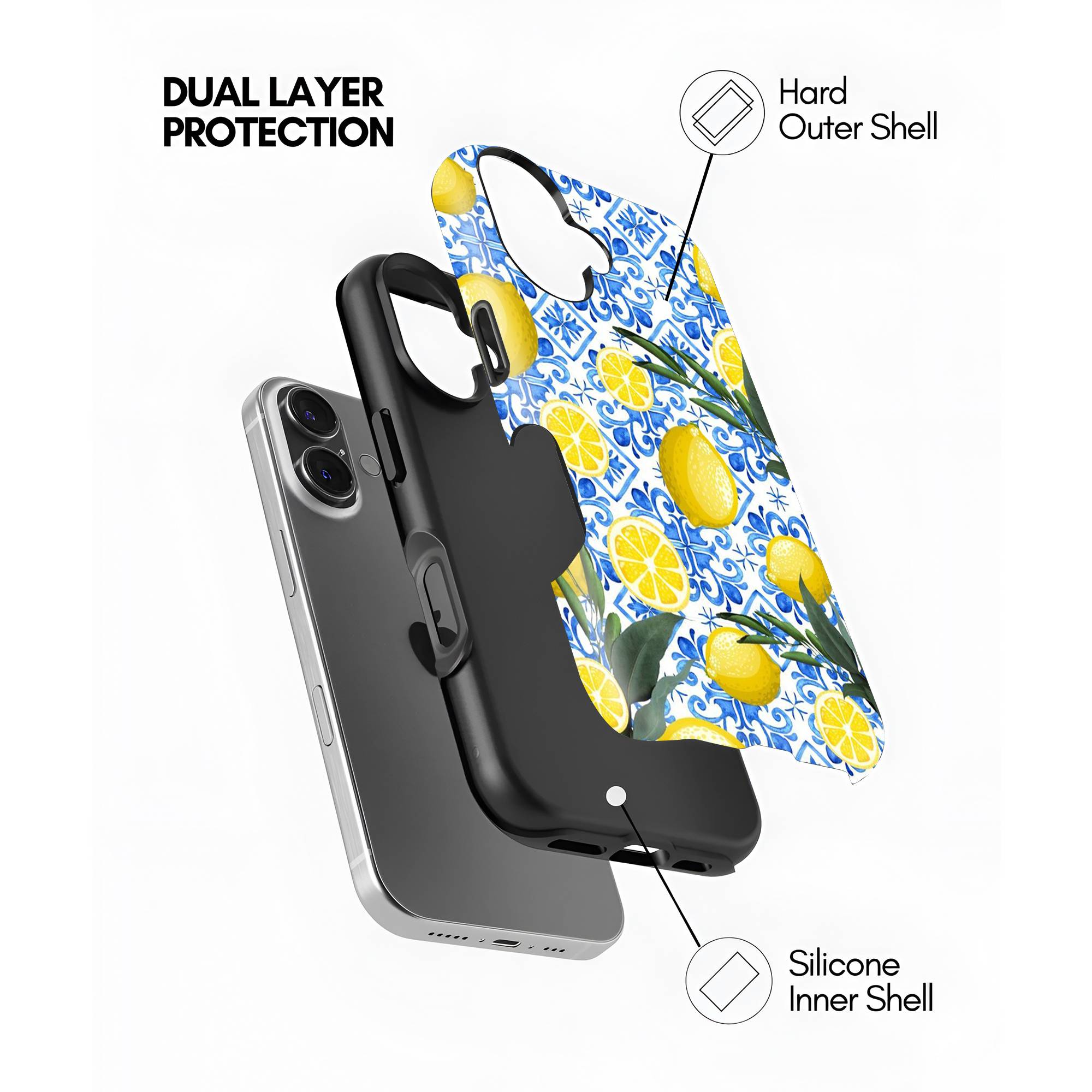 Lemon Azure Dual Guard Case