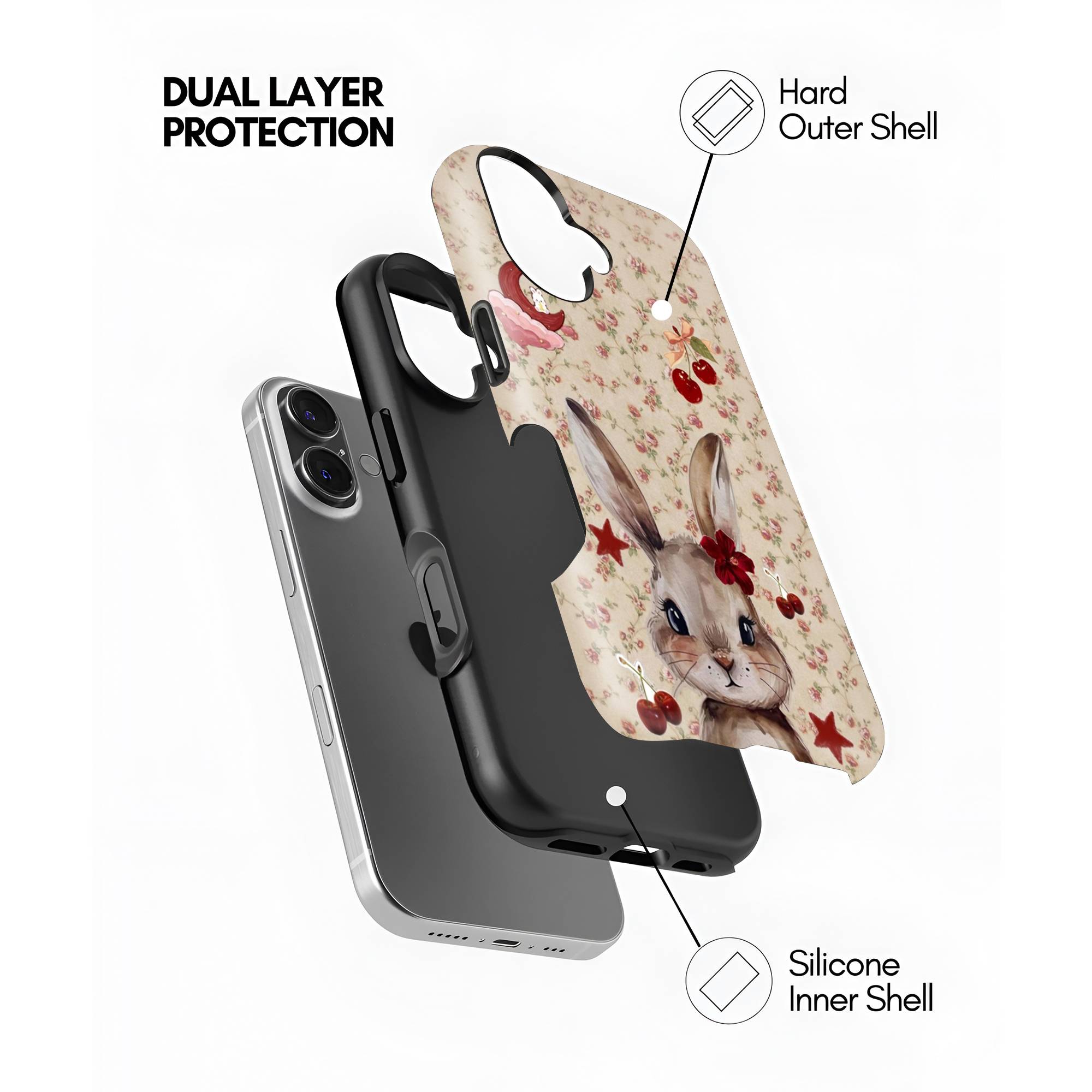 Cherry Bunny Dual Guard Case