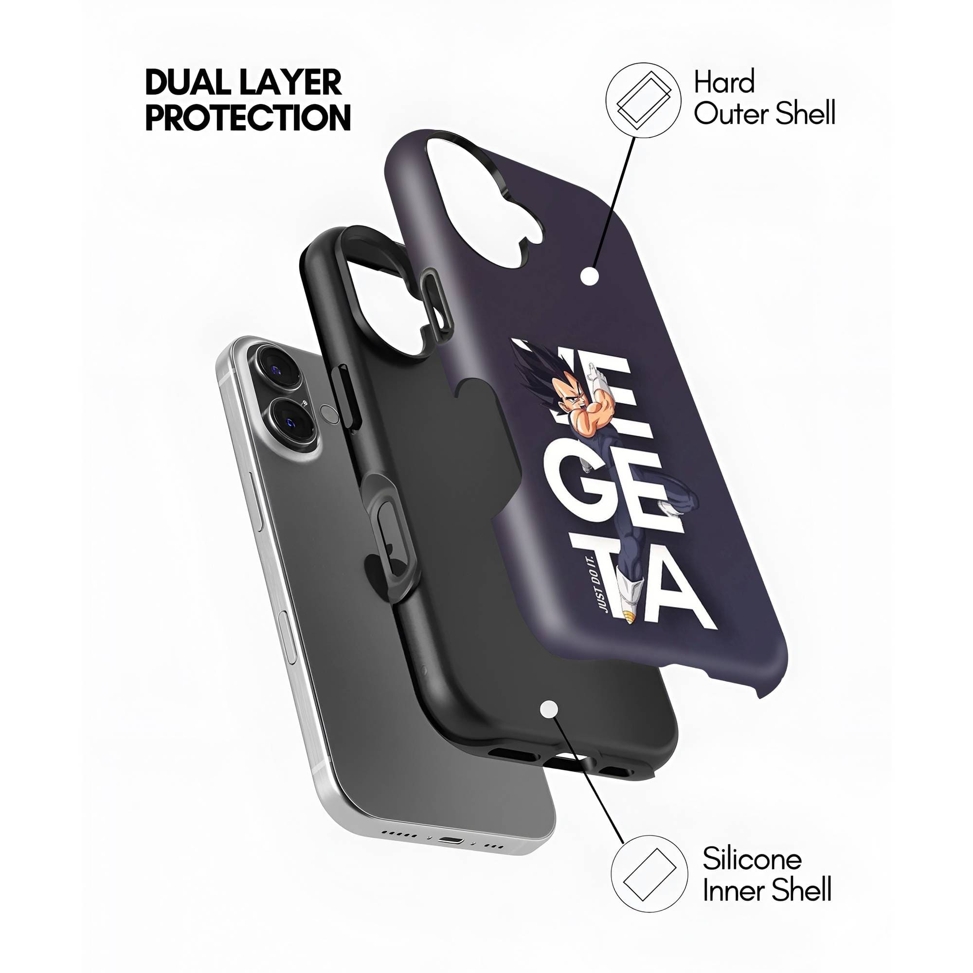 Vegeta Drive Dual Guard Case