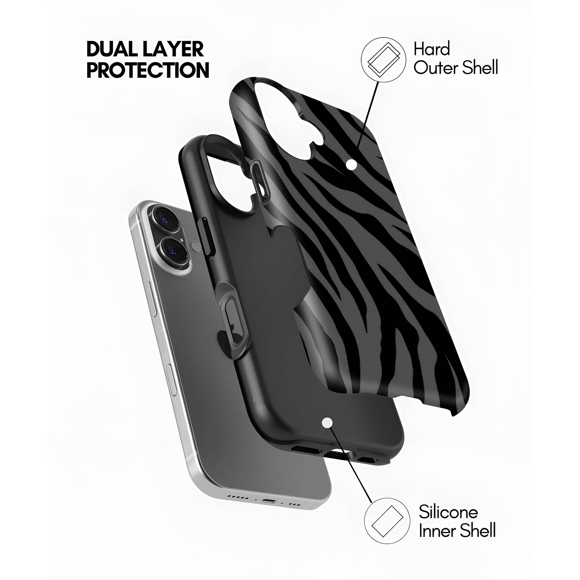 Urban Zebra Dual Guard Case