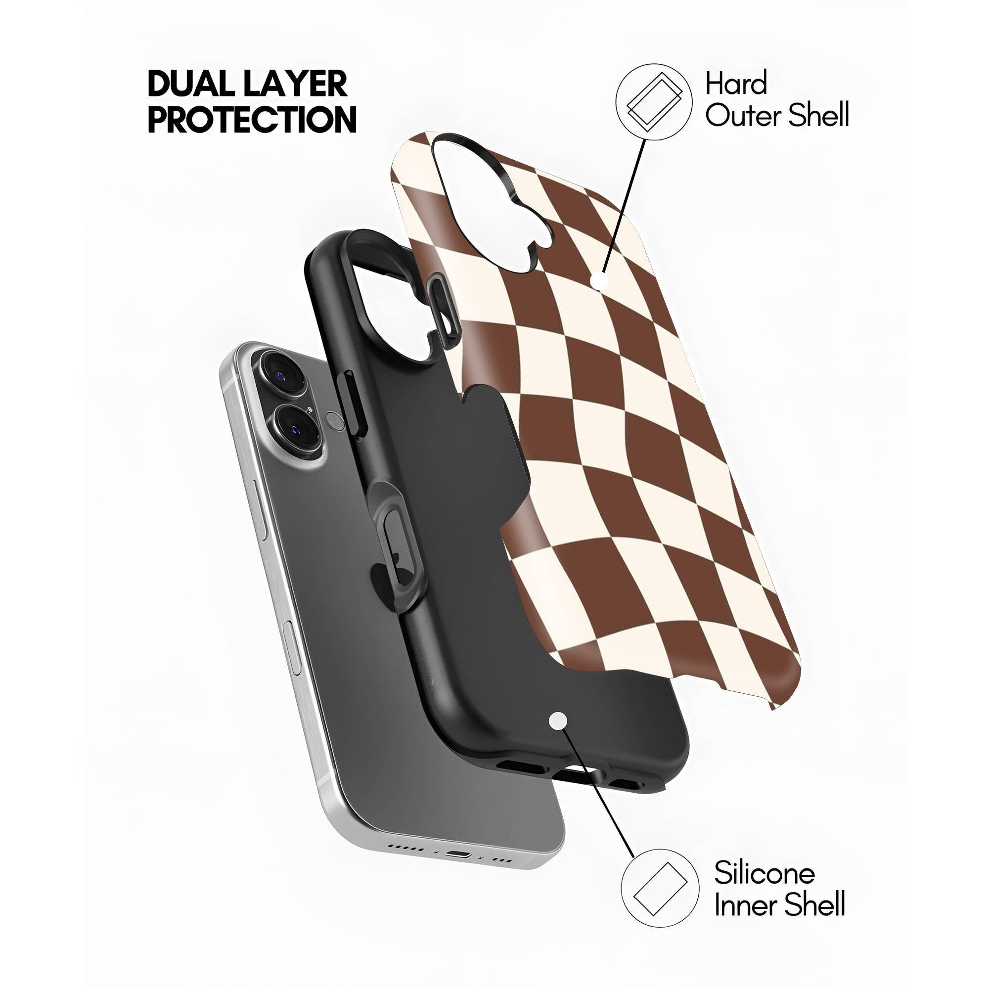Checkerboard Dual Guard Case