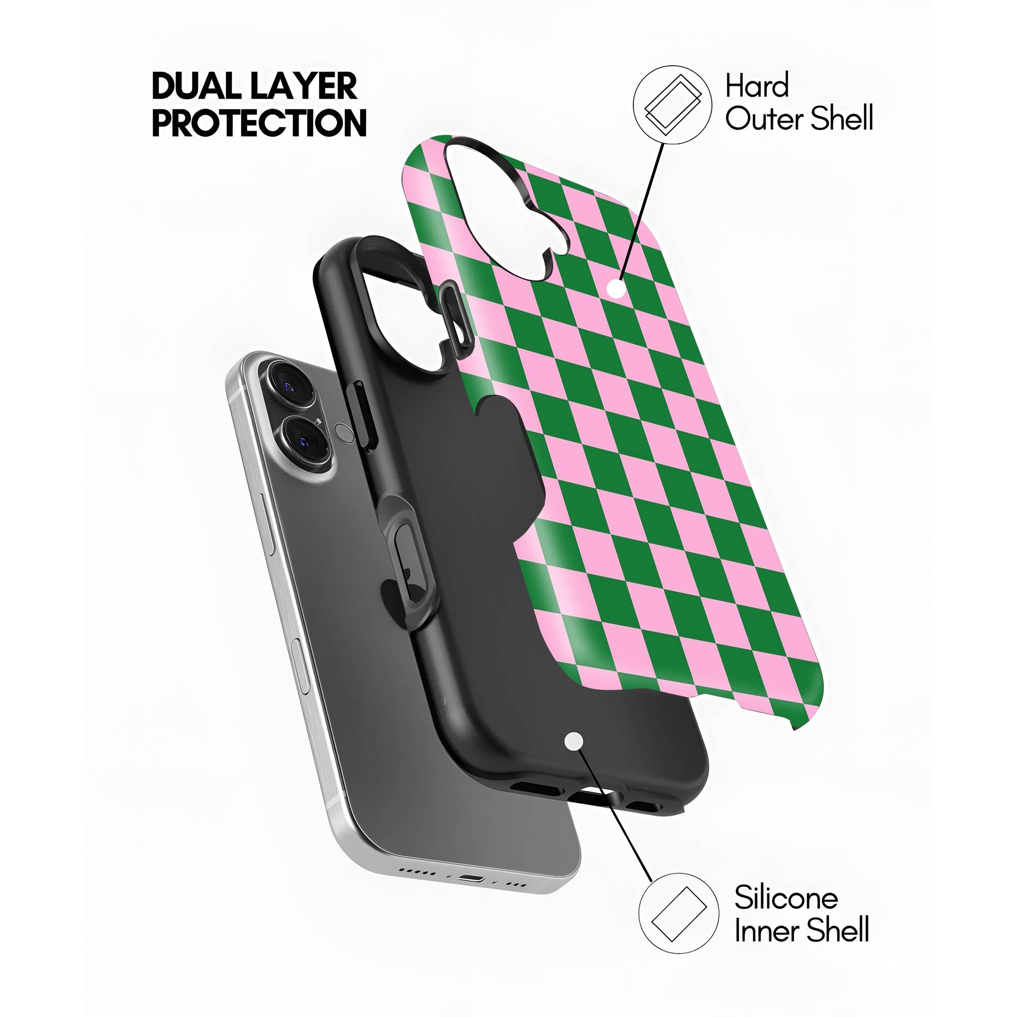 Candy Check Dual Guard Case