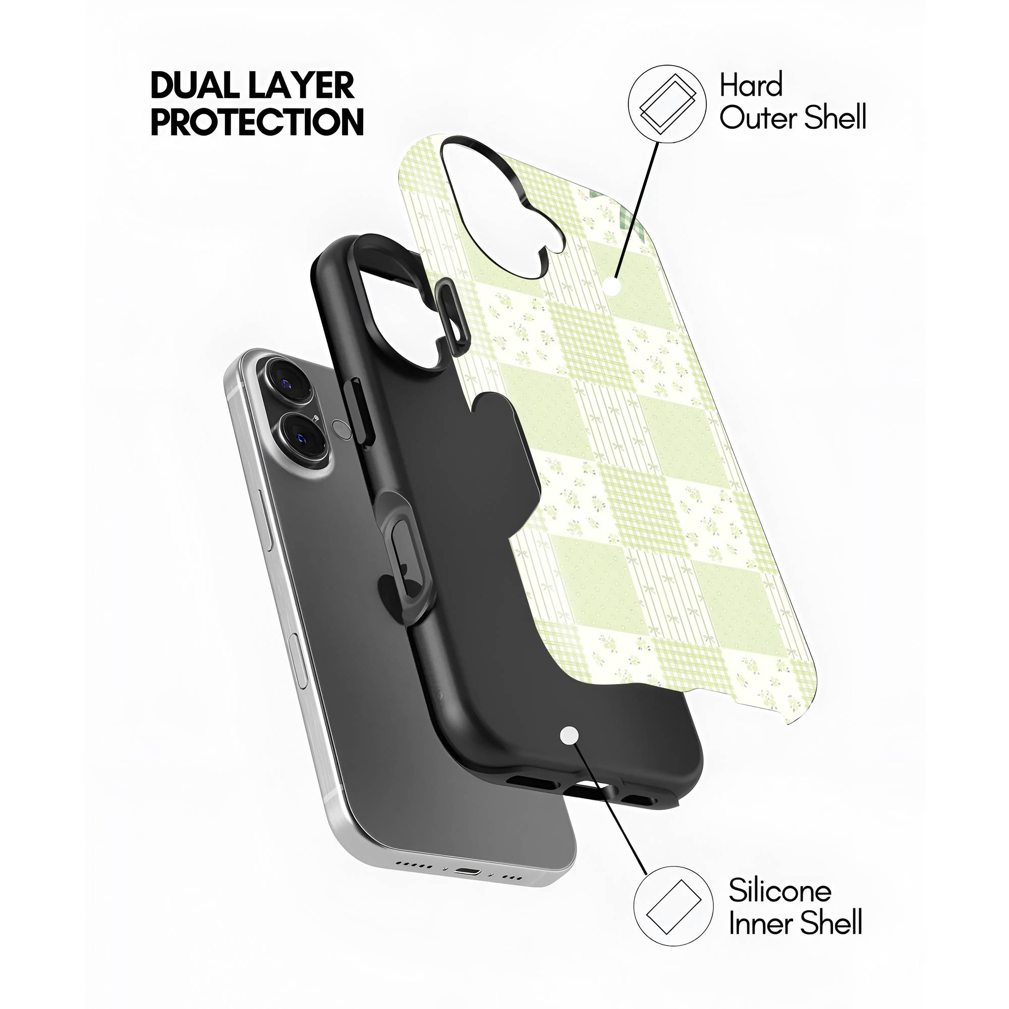 Sage Patchwork Dual Guard Case