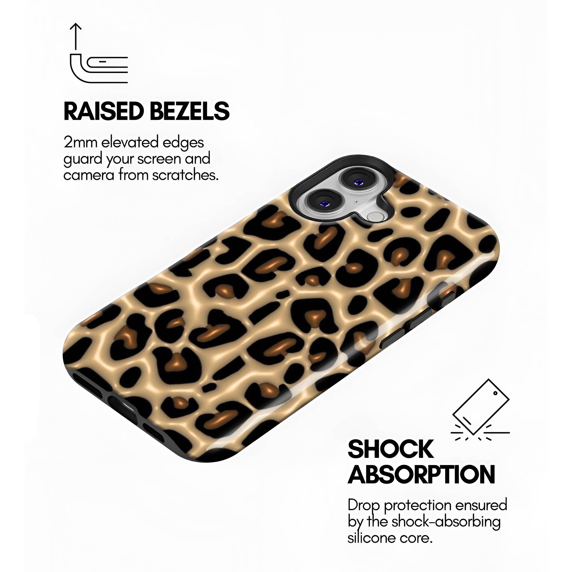 Golden Leopard Dual Guard Case