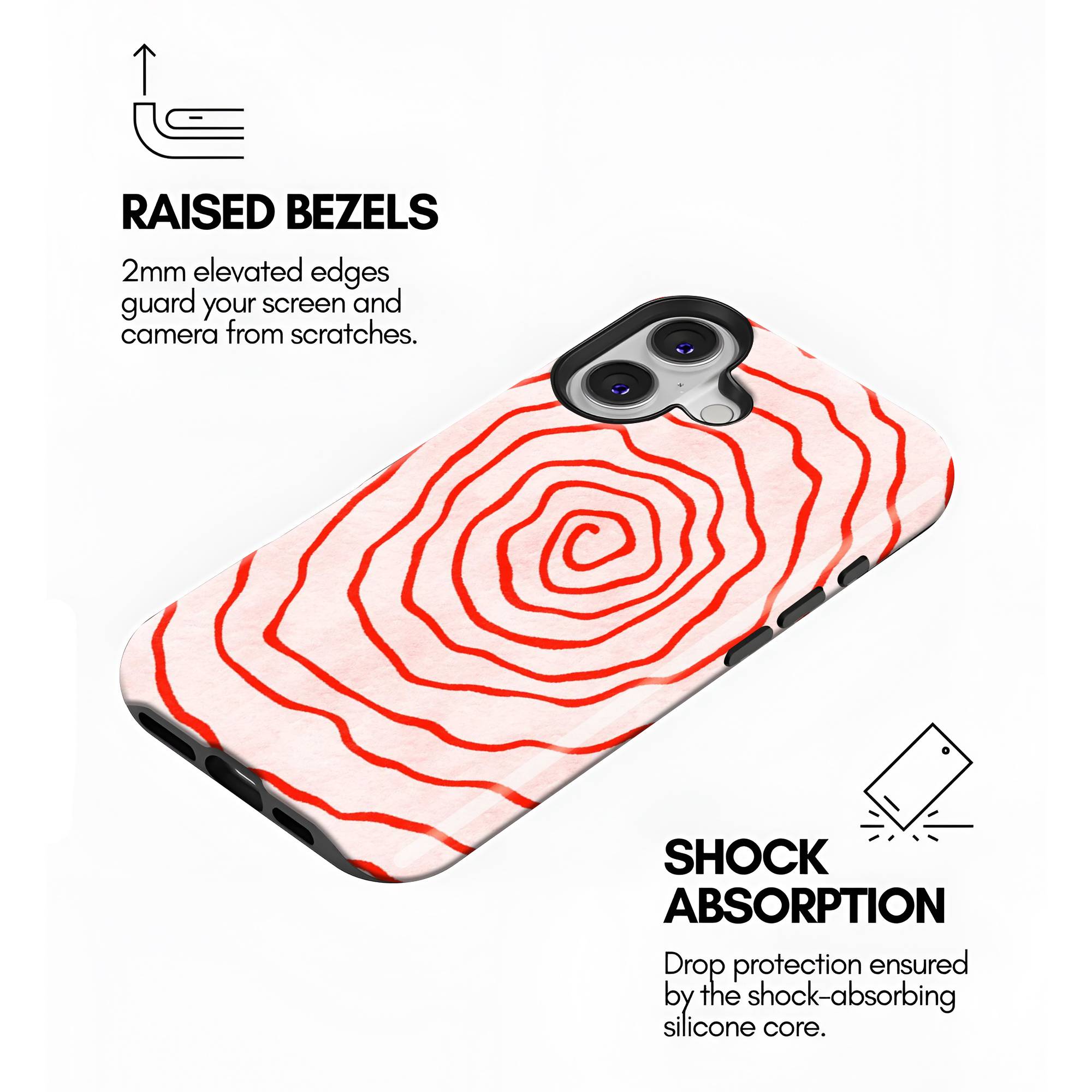 Scarlet Spiral Dual Guard Case