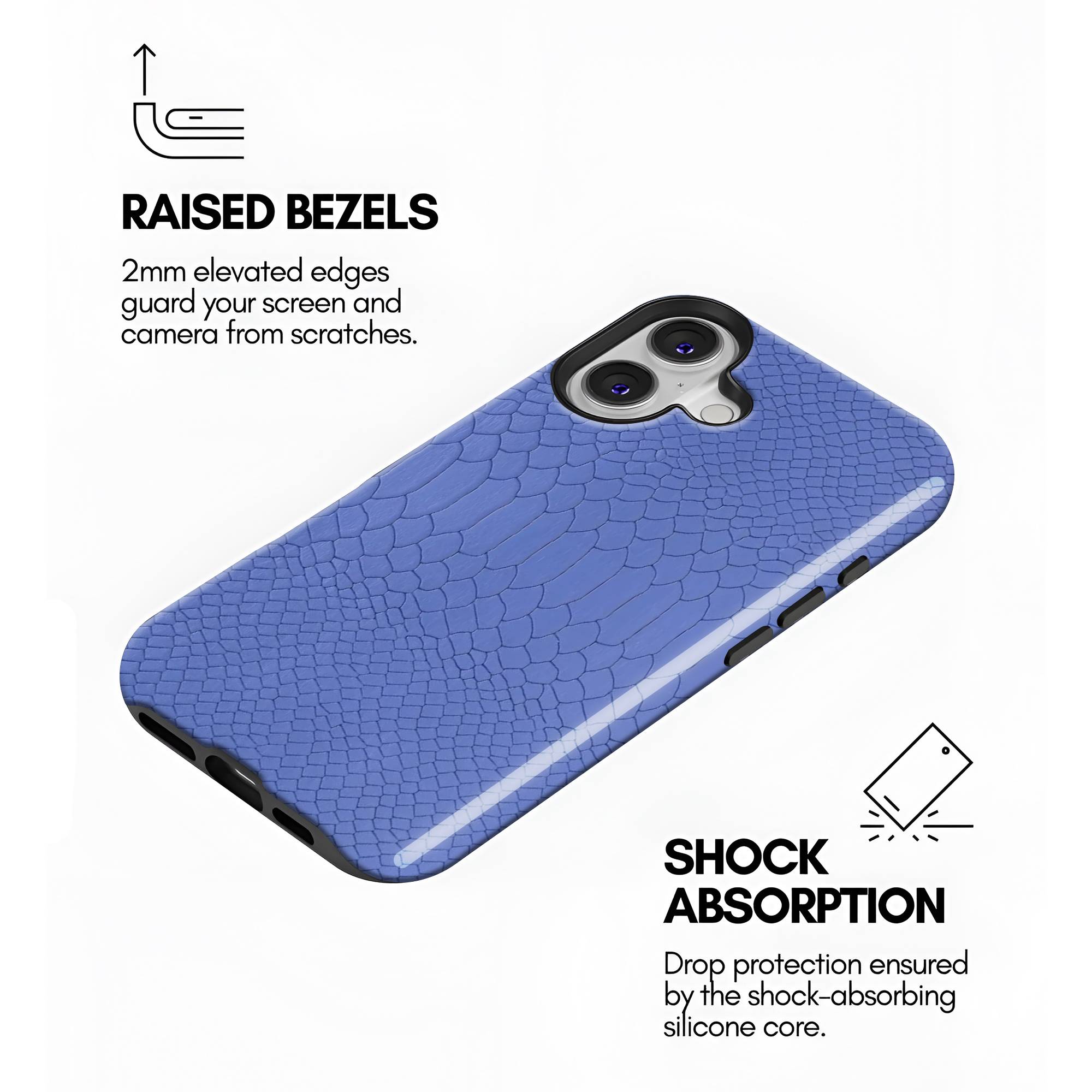 Sapphire Texture Dual Guard Case