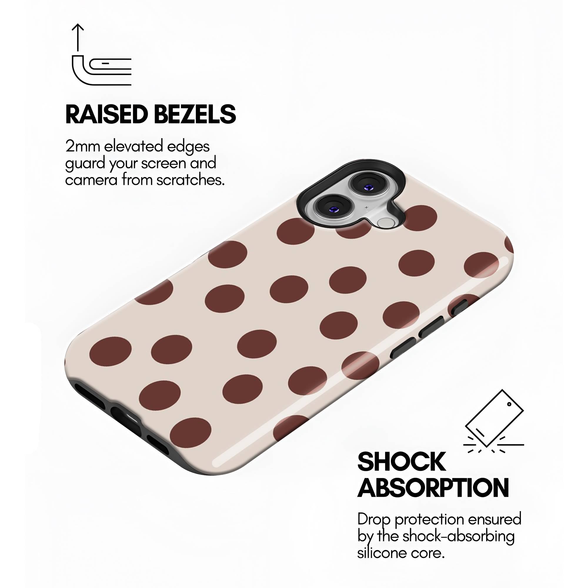 Espresso Dots Dual Guard Case