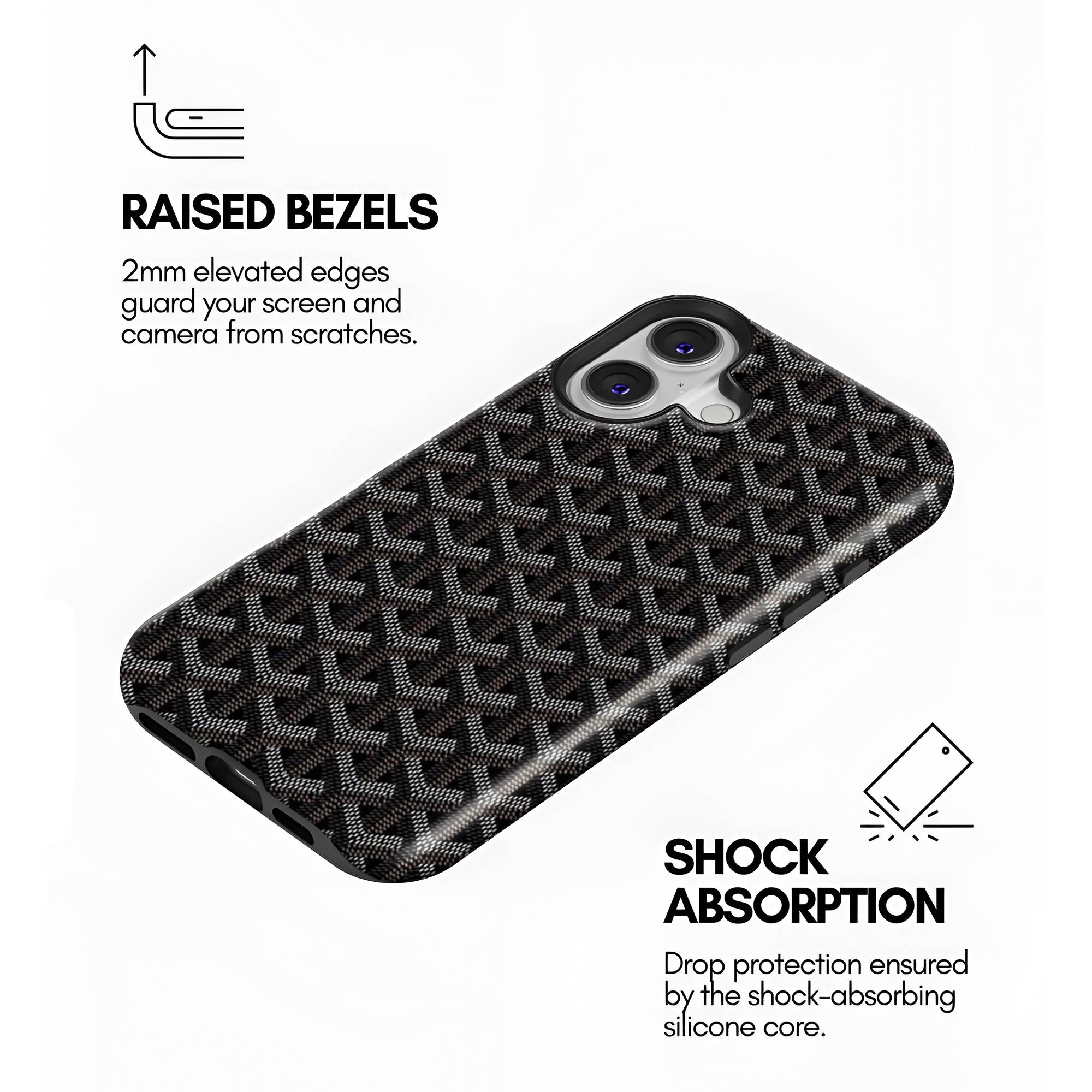 Dark Pattern Dual Guard Case