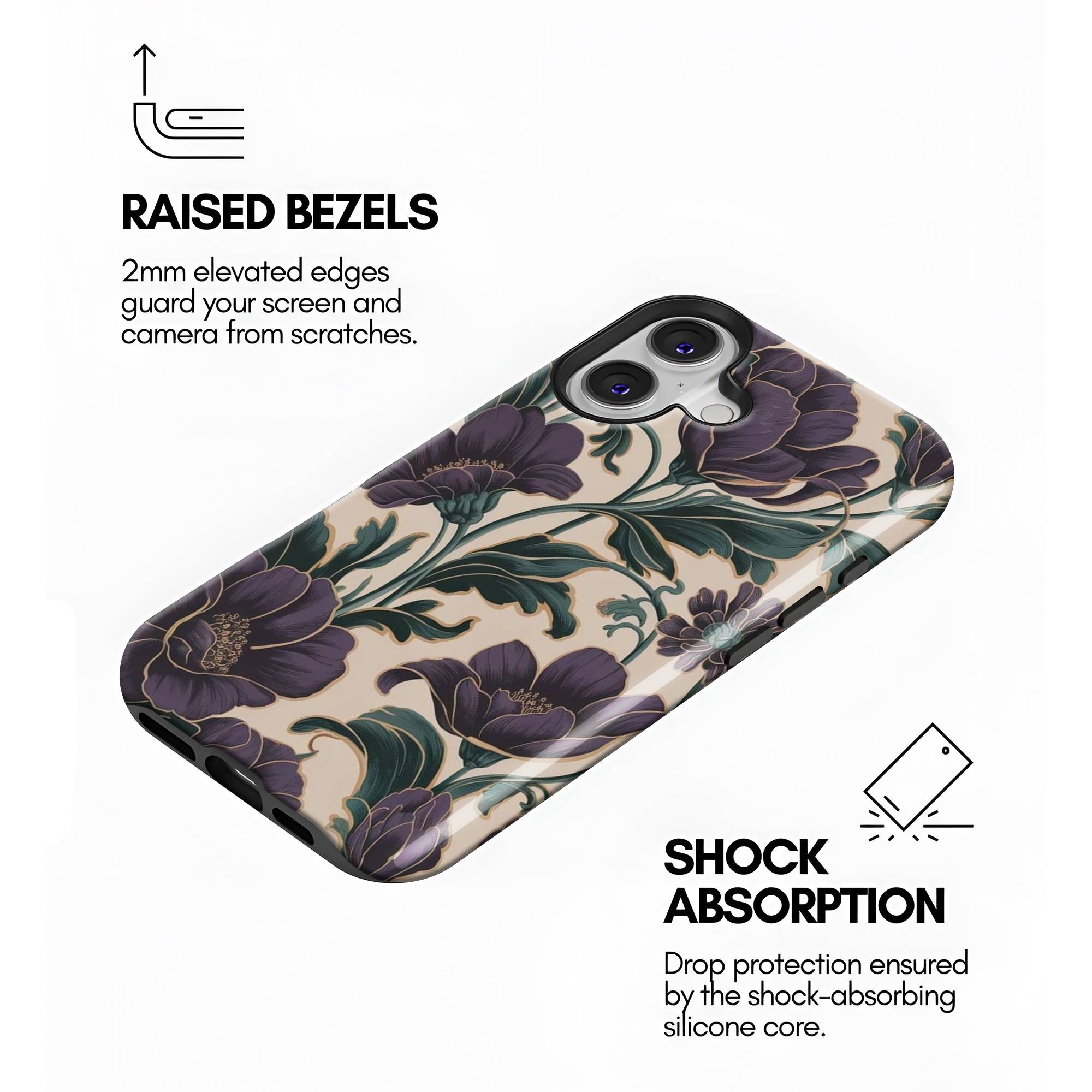 Royal Bloom Dual Guard Case
