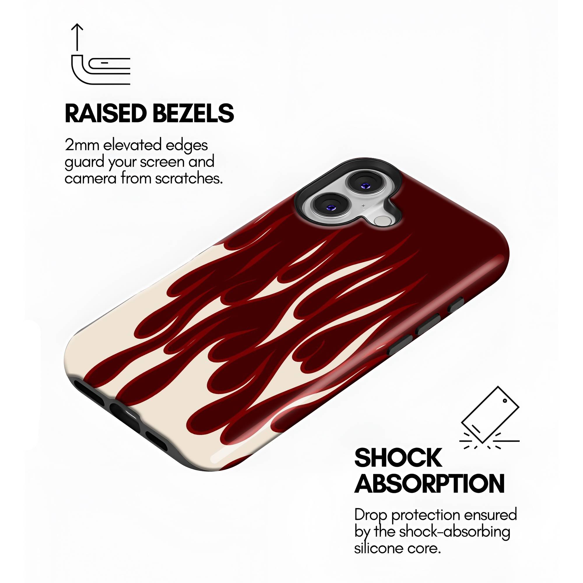 Crimson Drip Dual Guard Case