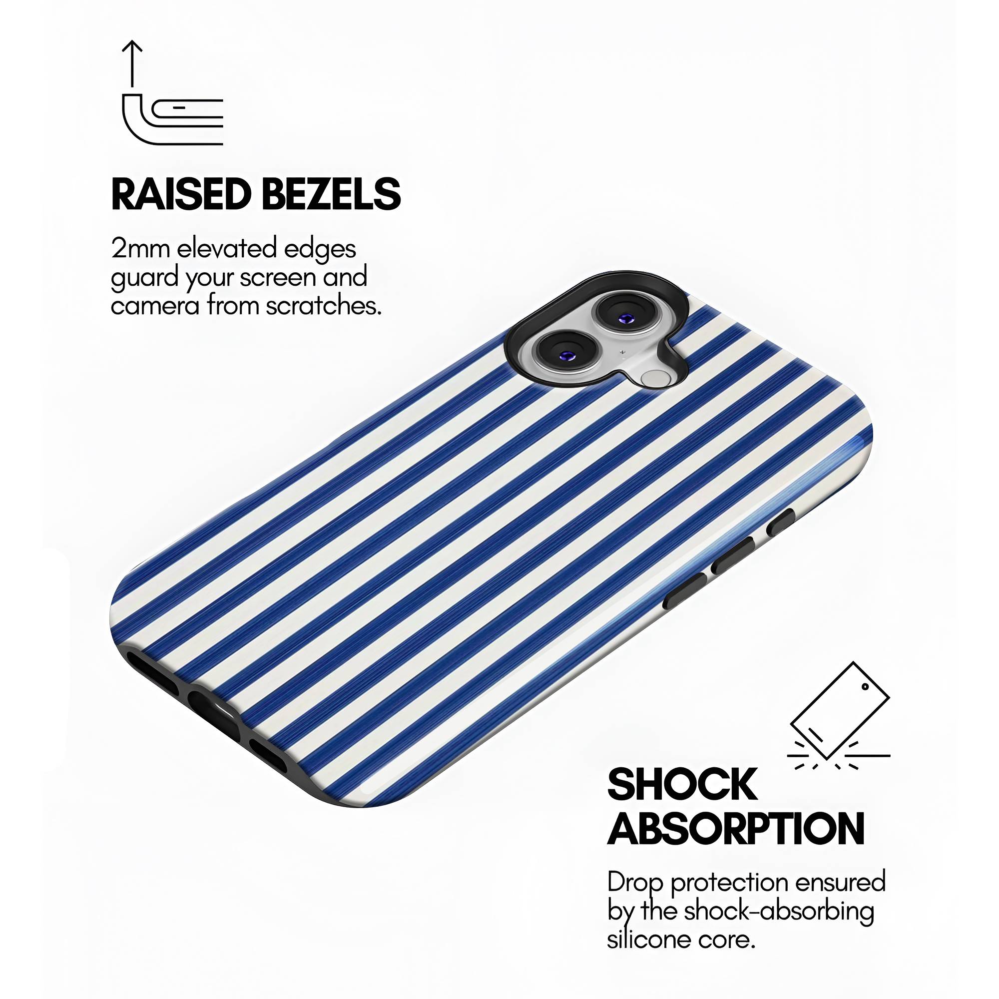 Cobalt Lines Dual Guard Case