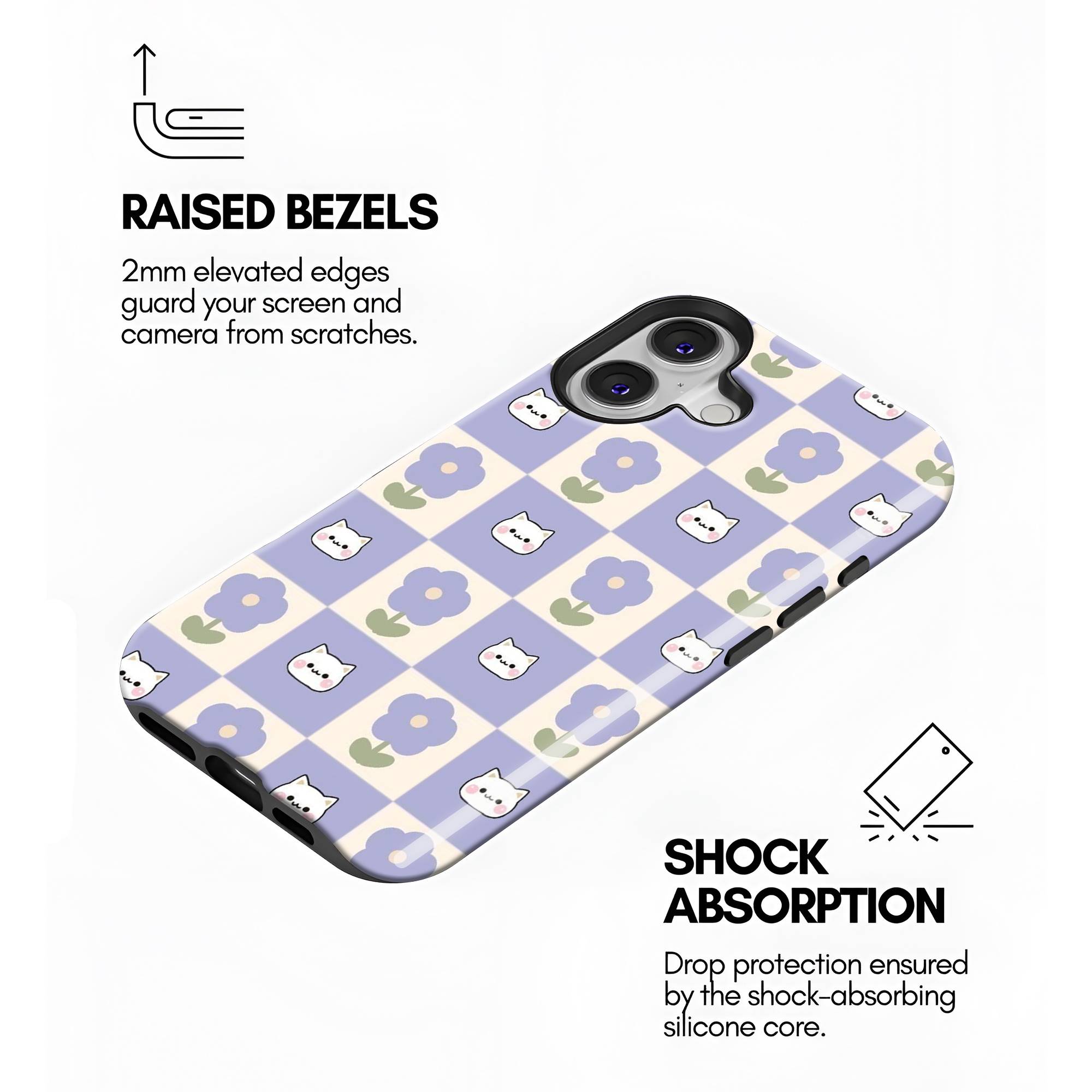 Pastel Paws & Petals Dual Guard Case