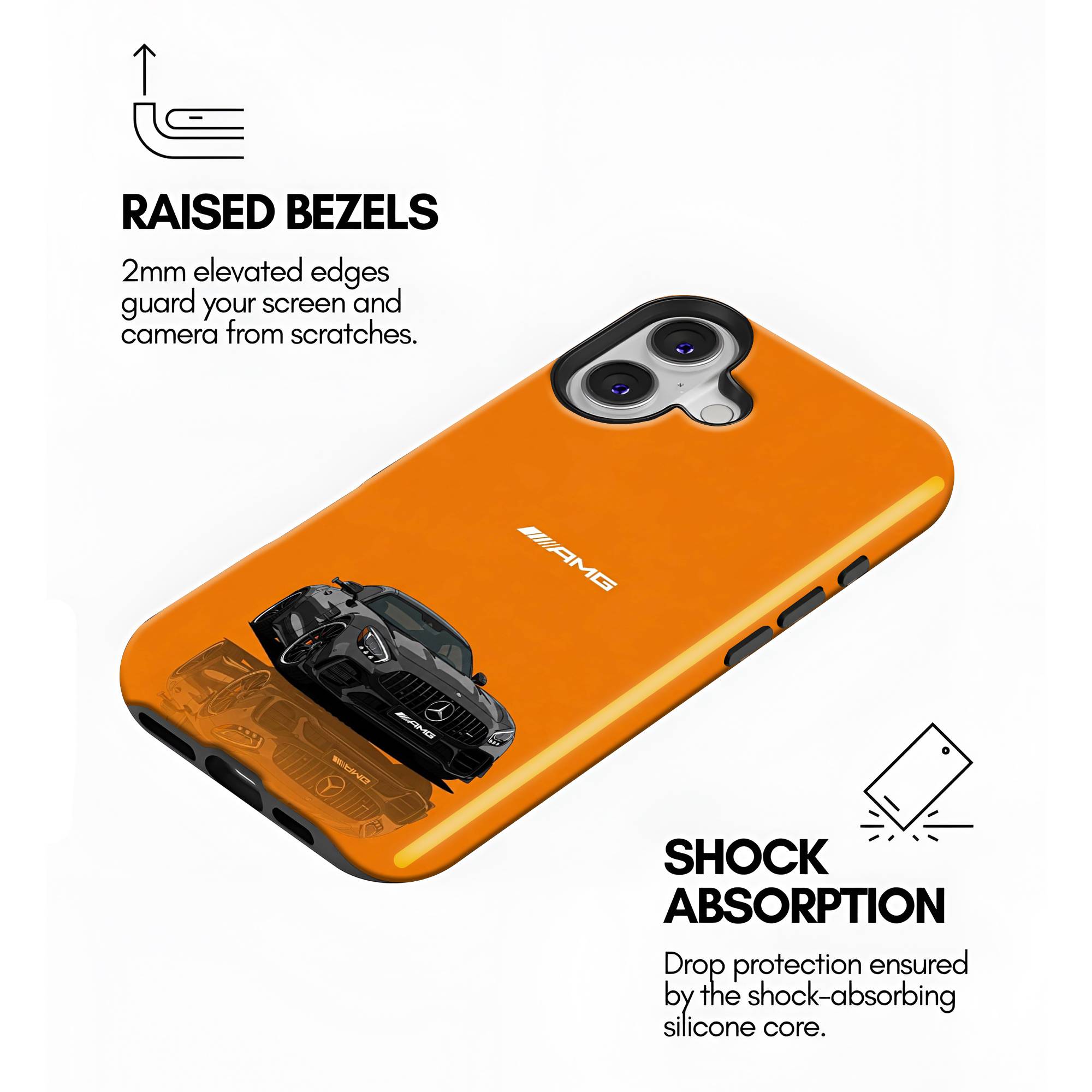 Orange Velocity Dual Guard Case