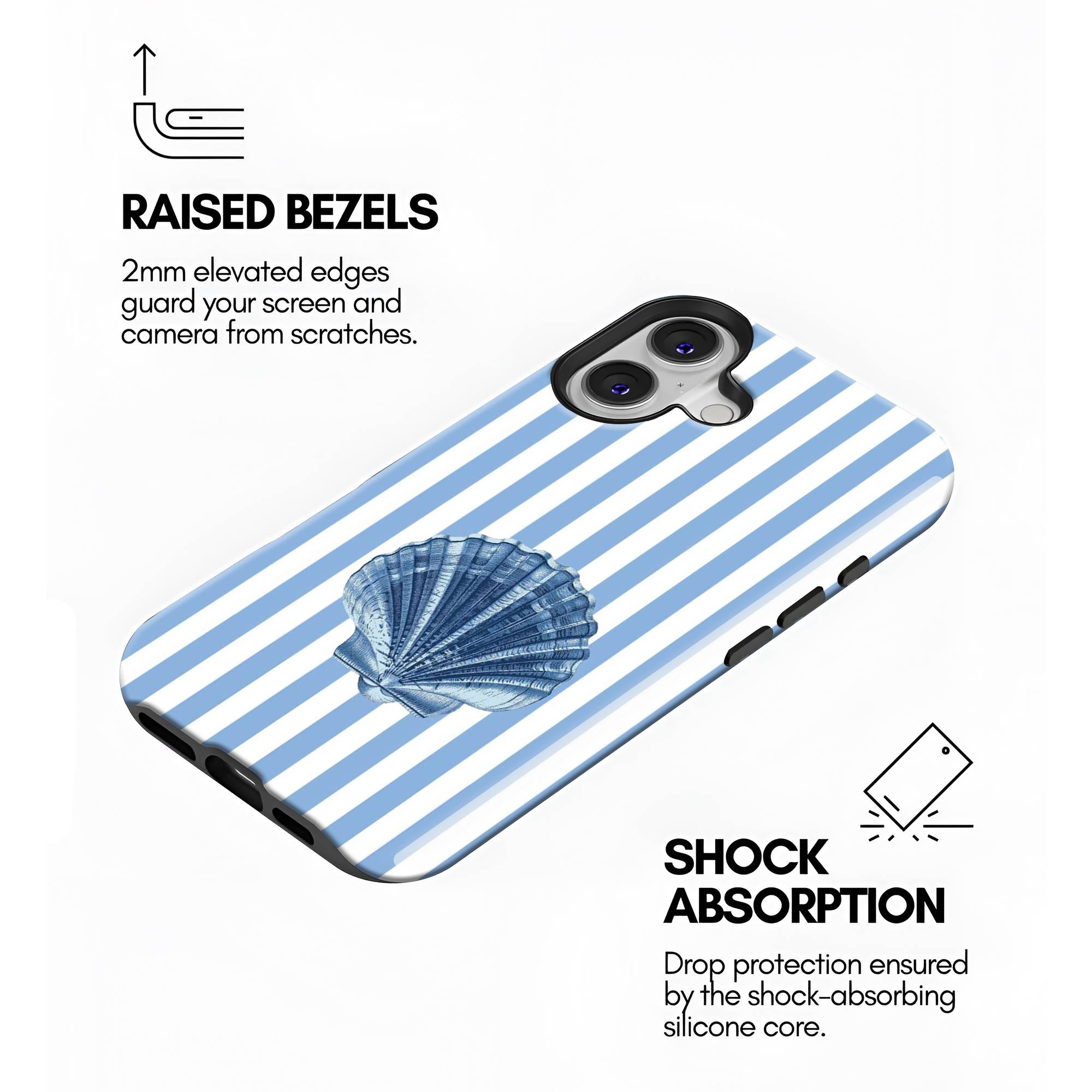 Ocean Breeze Shell Dual Guard Case