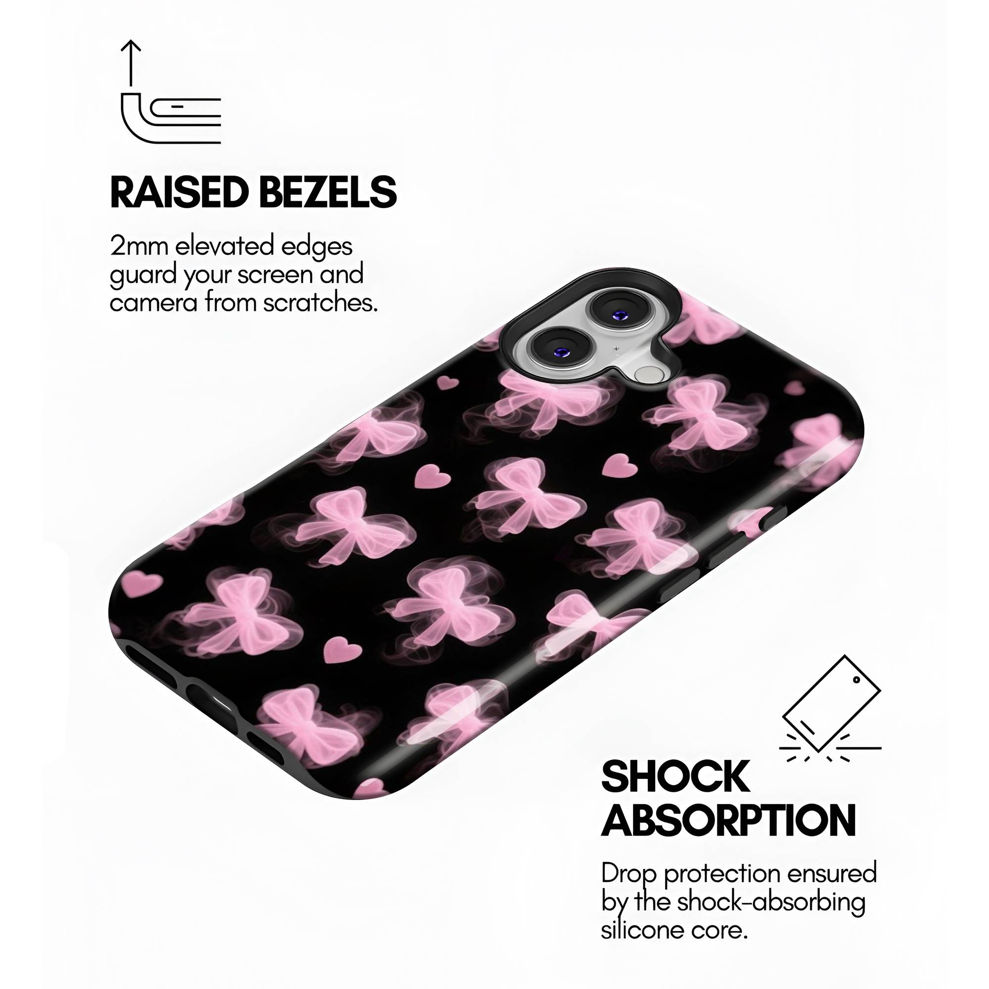 Blush Bow Dreams Dual Guard Case