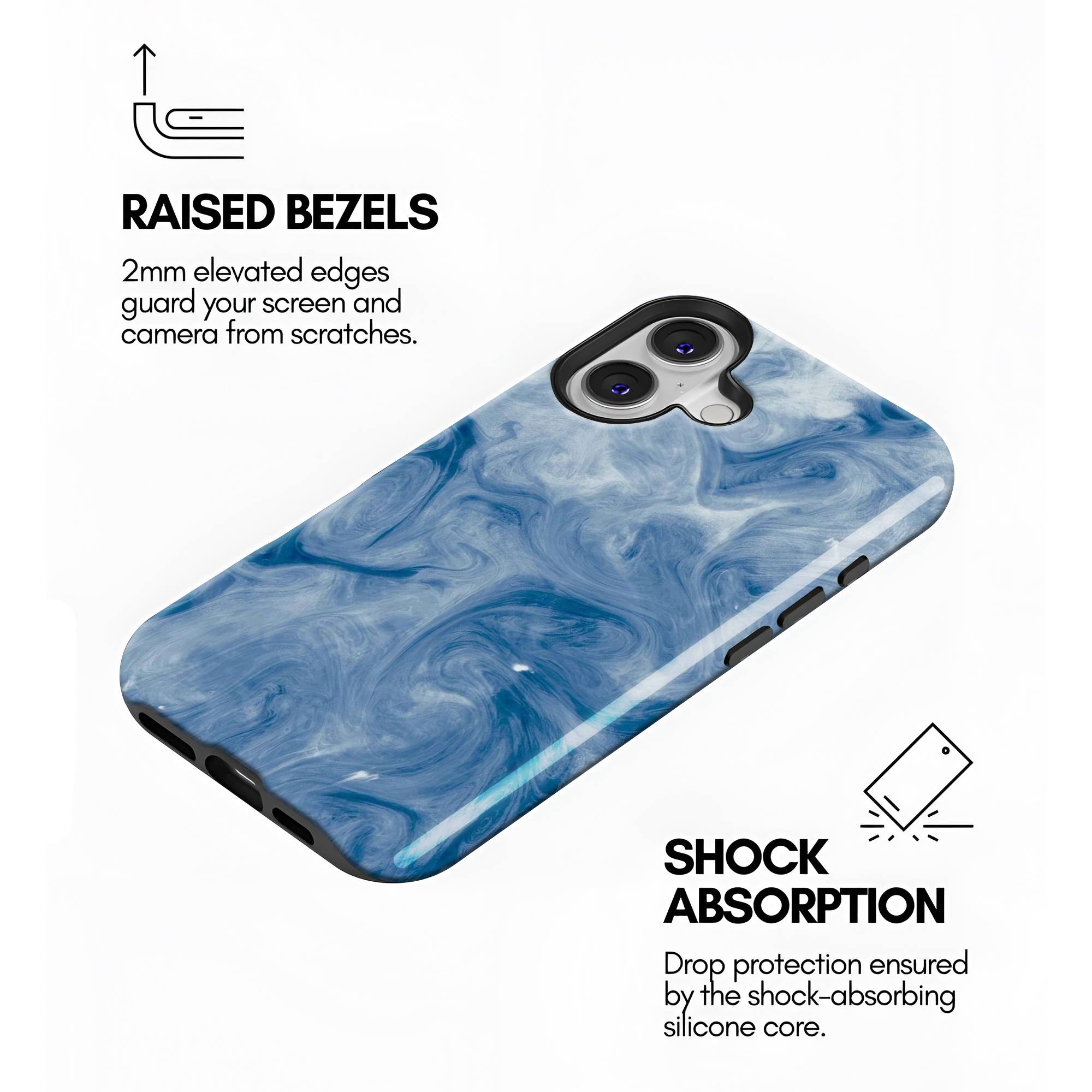Blue Marble Flow Dual Guard Case