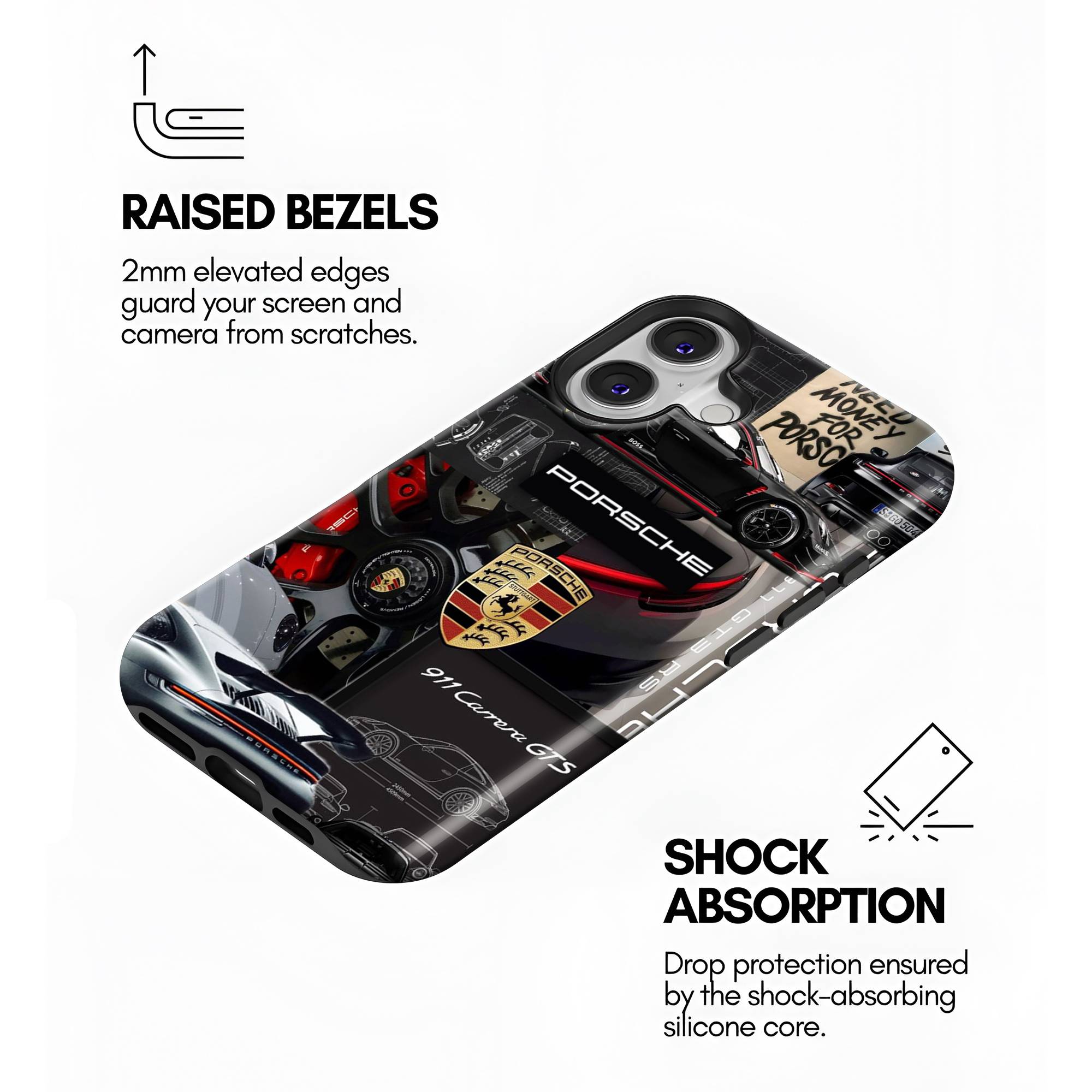 Blackline Porsche Dual Guard Case