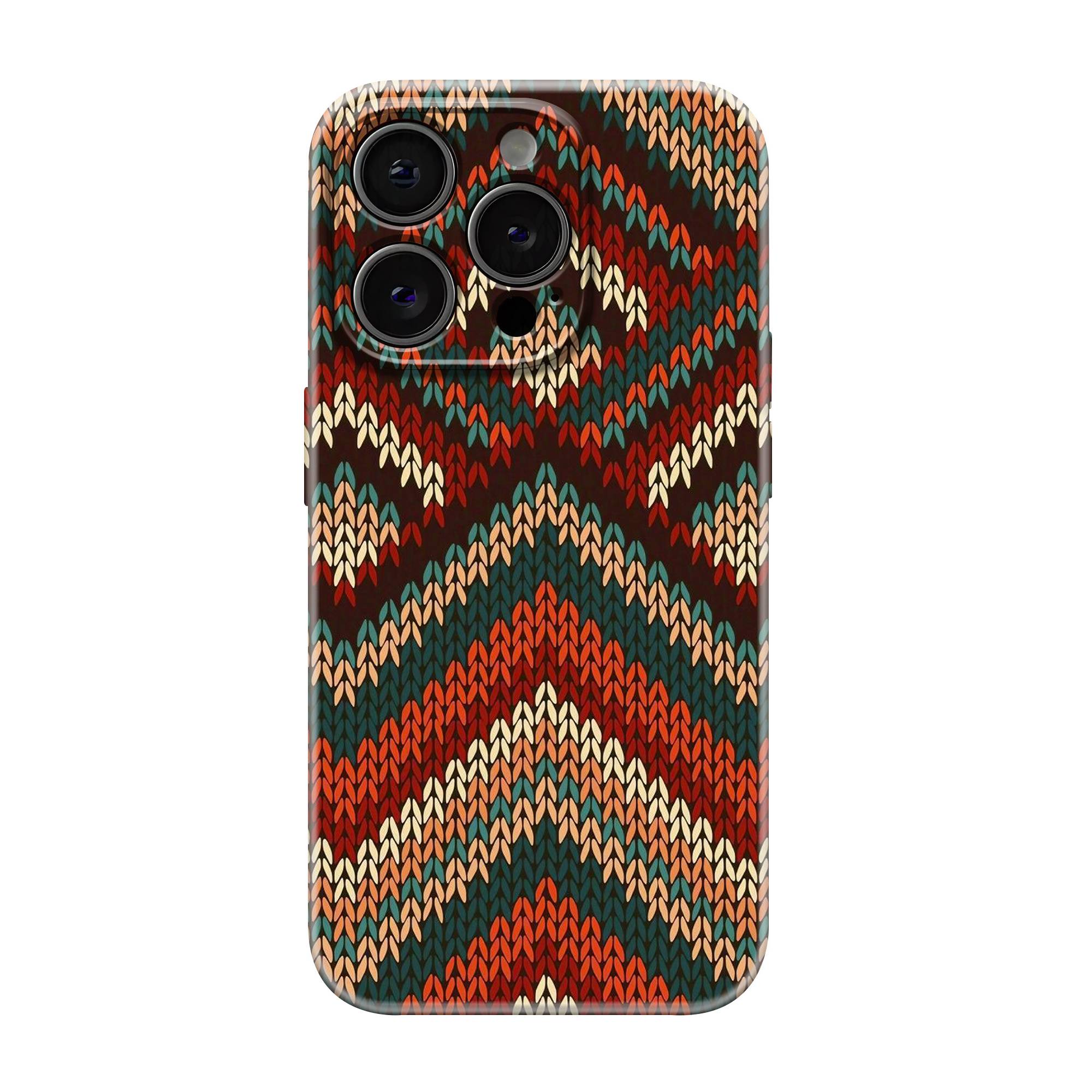 Vintage Weave Glossy Hard Case