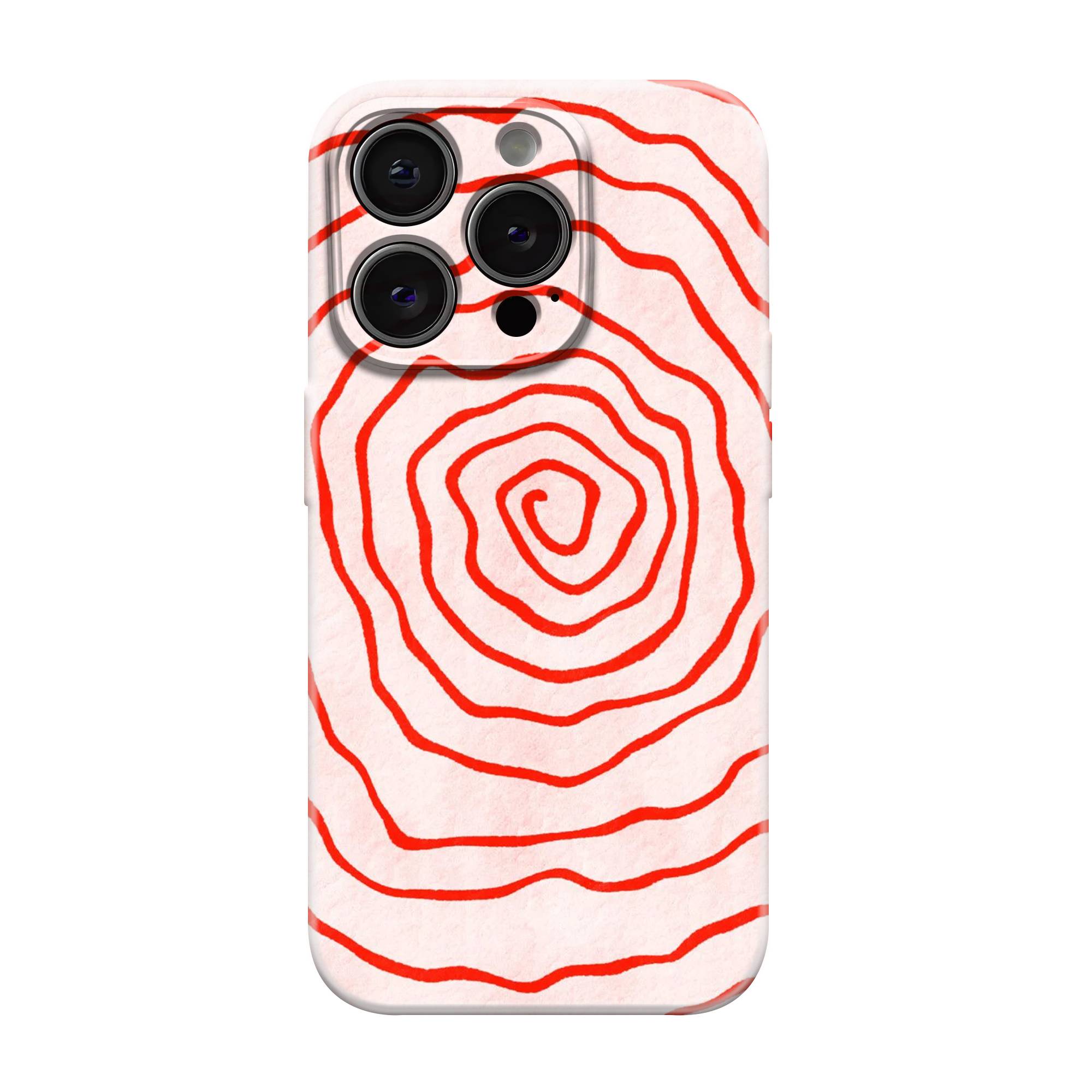 Scarlet Spiral Glossy Hard Case