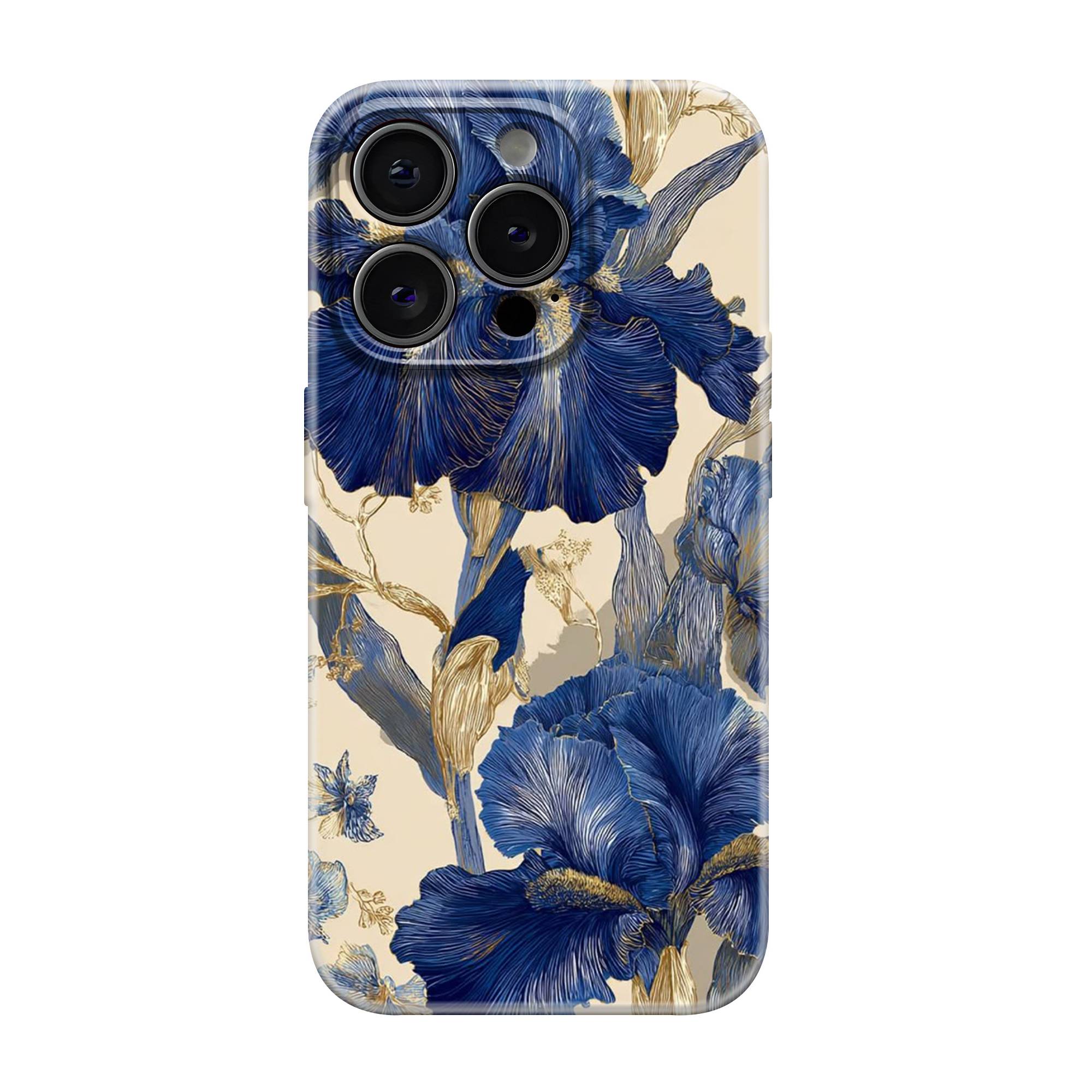 Sapphire Petals Glossy Hard Case