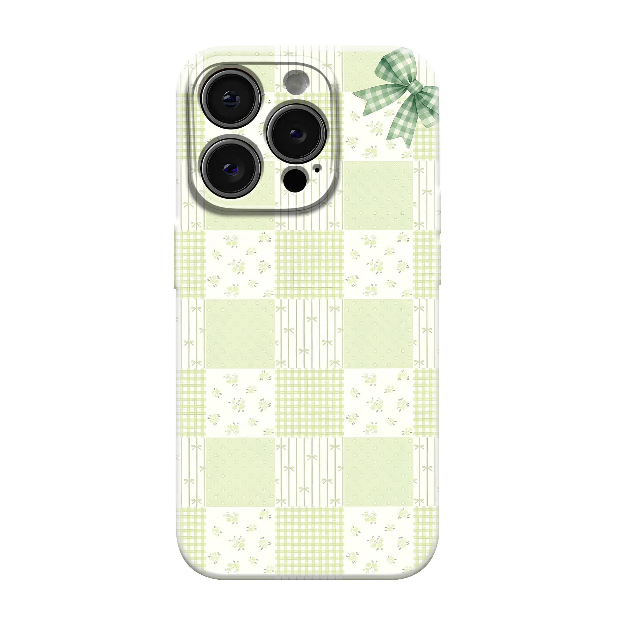 Sage Patchwork Glossy Hard Case