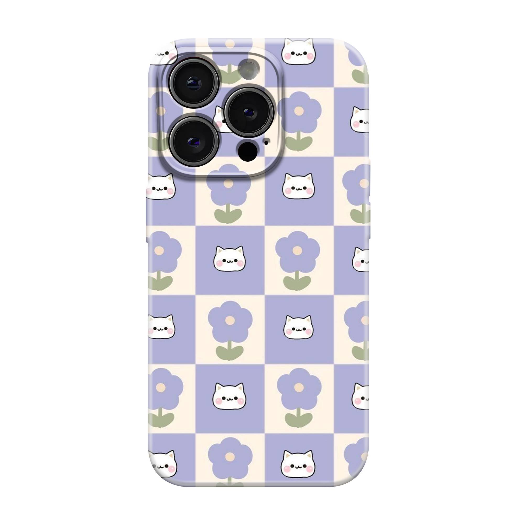 Pastel Paws & Petals Shell Glossy Hard Case