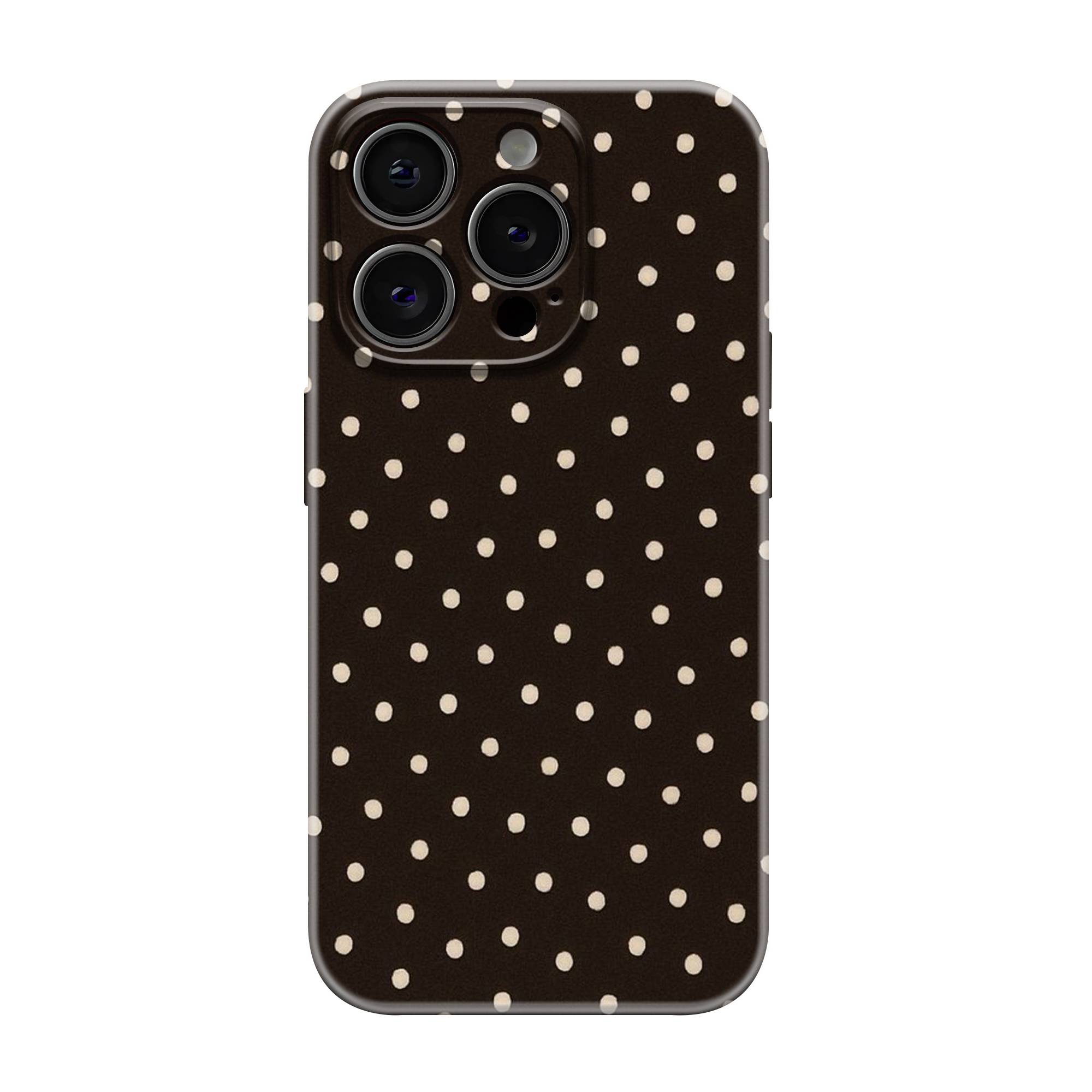 Mocha Dots Glossy Hard Case