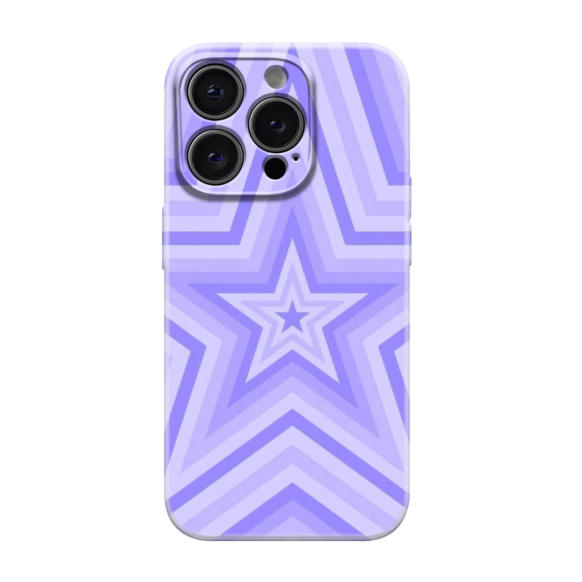 Lavender Star Glow Glossy Hard Case