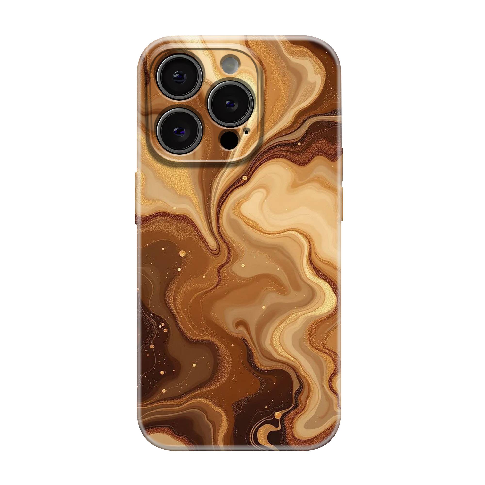 Golden Marble Glossy Hard Case